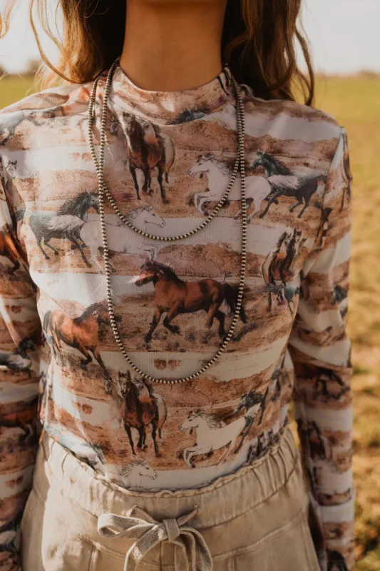 Myla Necklace | 60 inch | 4 mm sold by Goldie Lew