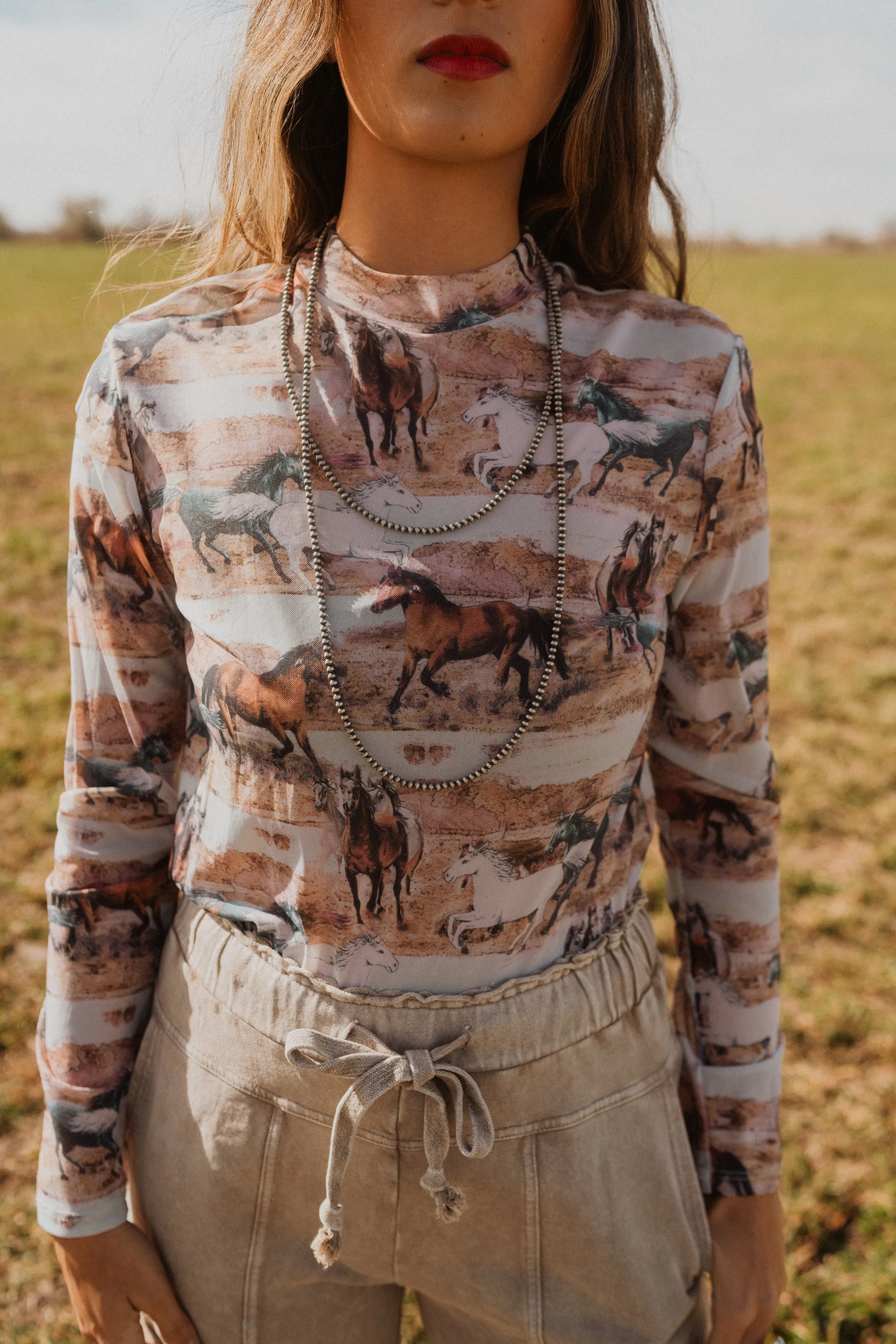 Myla Necklace | 60 inch | 4 mm sold by Goldie Lew product image thumbnail 3