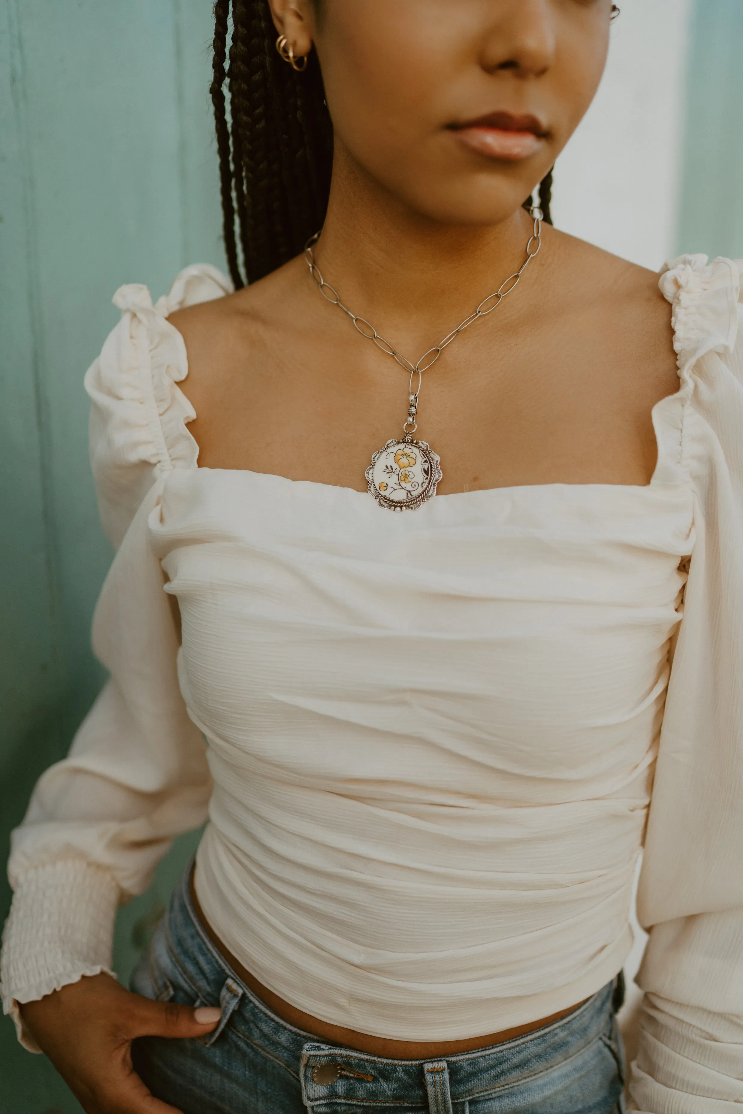 Aubrey Necklace sold by Goldie Lew