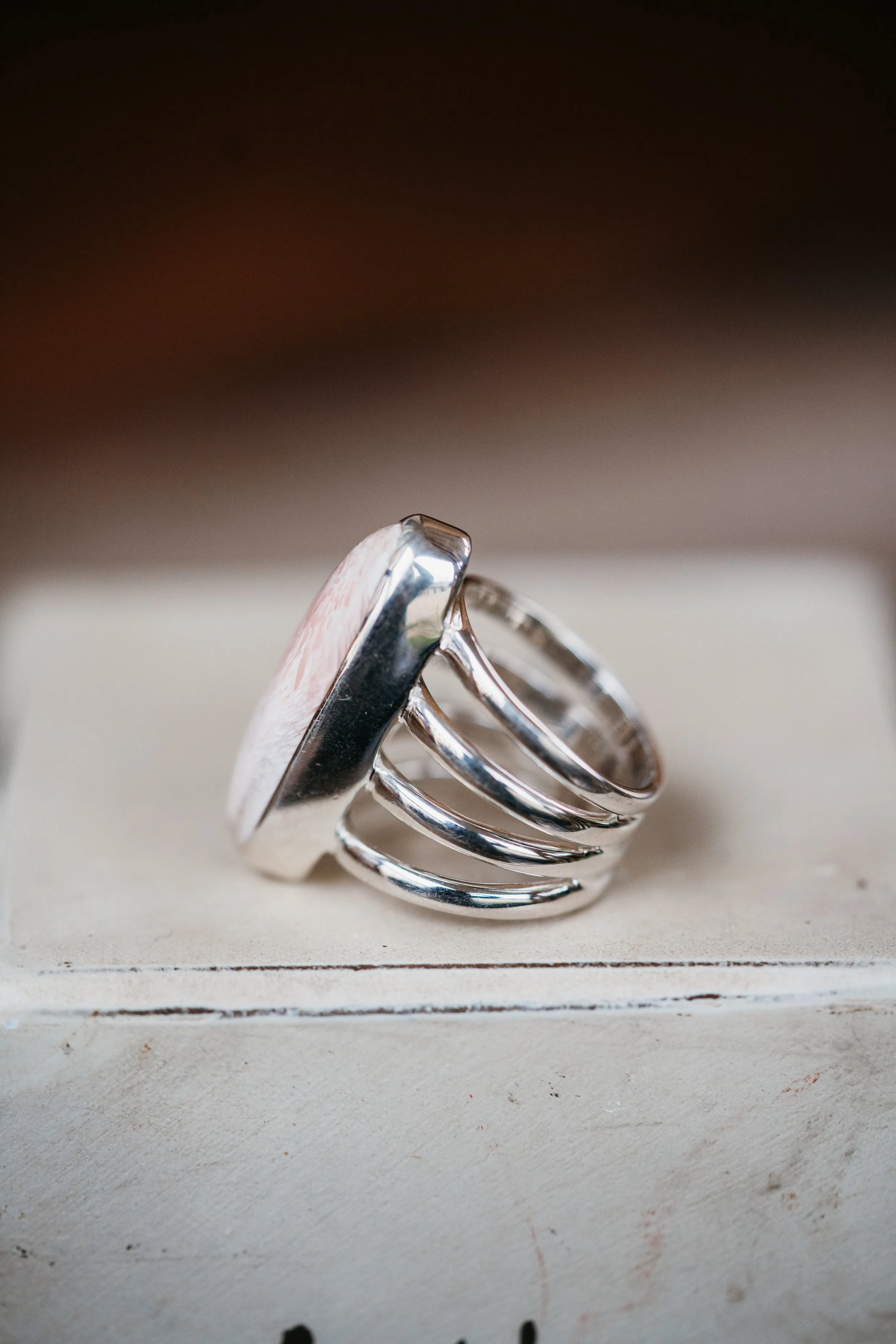 Cheyenne Ring | Pink sold by Goldie Lew product image thumbnail 3