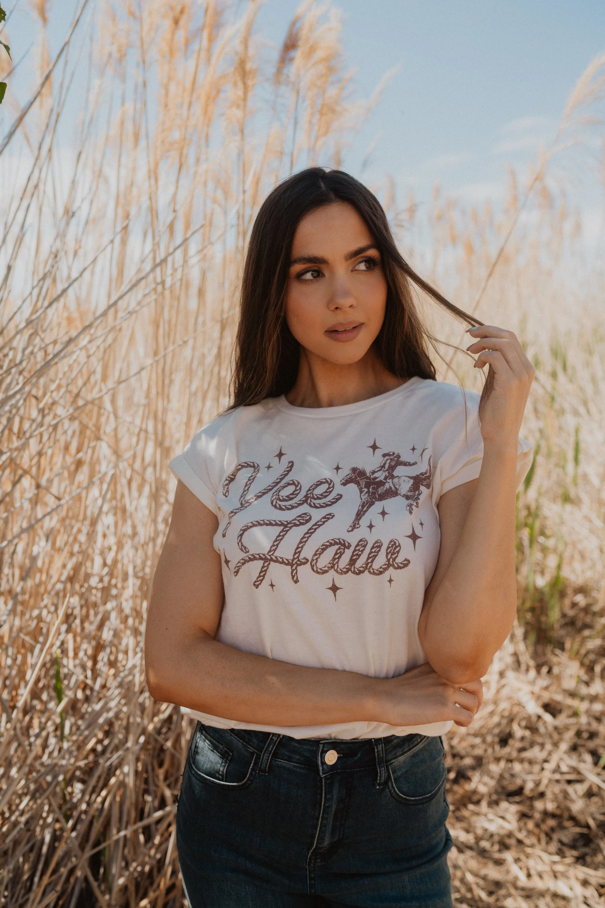 Yeehaw Cowboy T-Shirt sold by Goldie Lew product image thumbnail 2