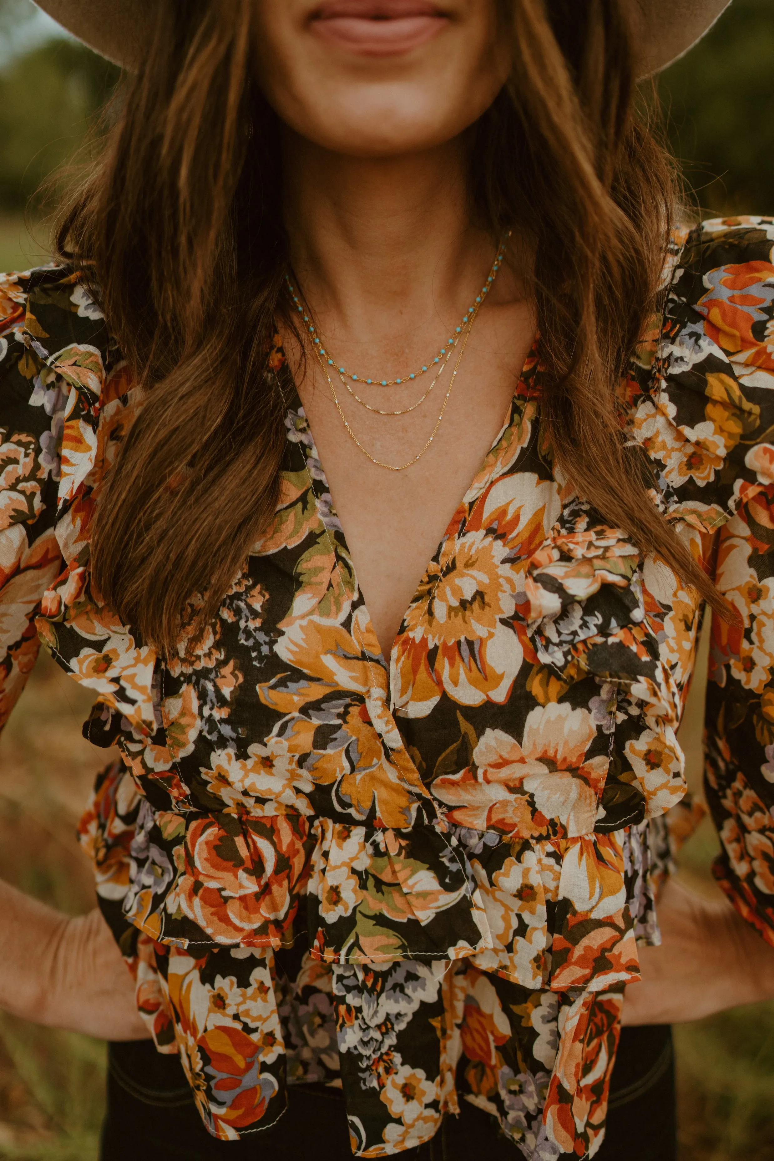 Jill Necklace | Gold sold by Goldie Lew product image thumbnail 3