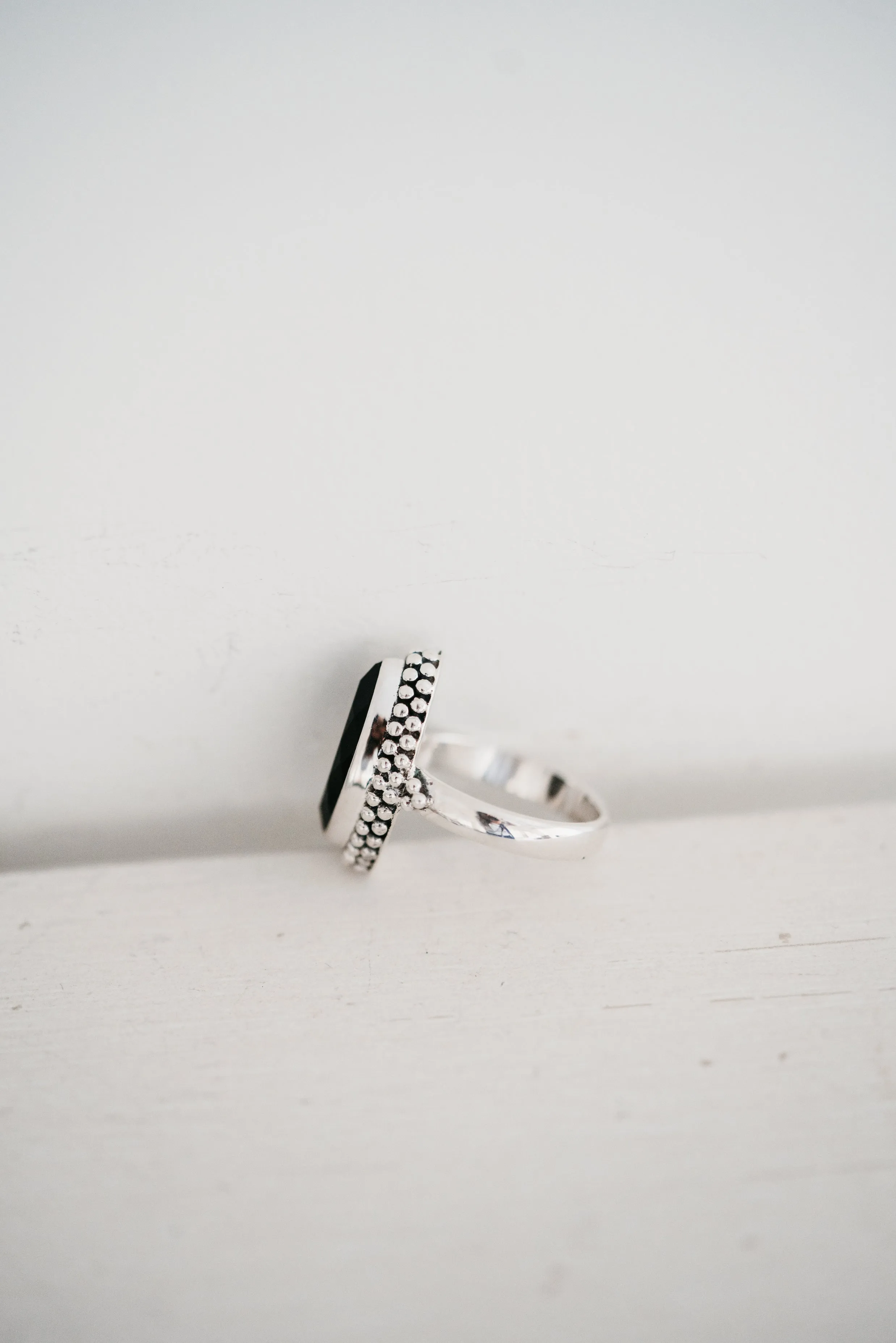 Saskia Ring | Black Onyx sold by Goldie Lew product image thumbnail 2