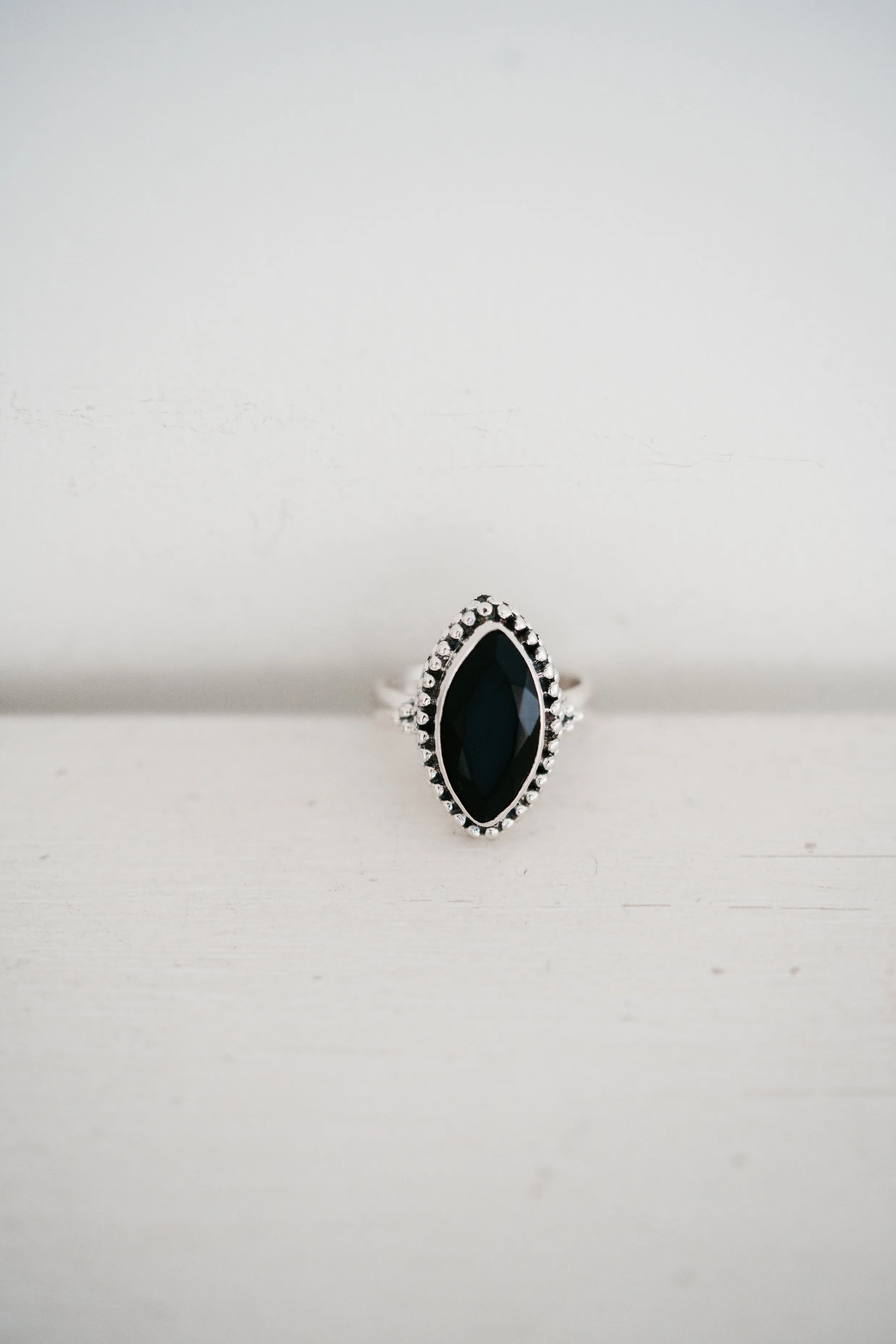 Saskia Ring | Black Onyx sold by Goldie Lew