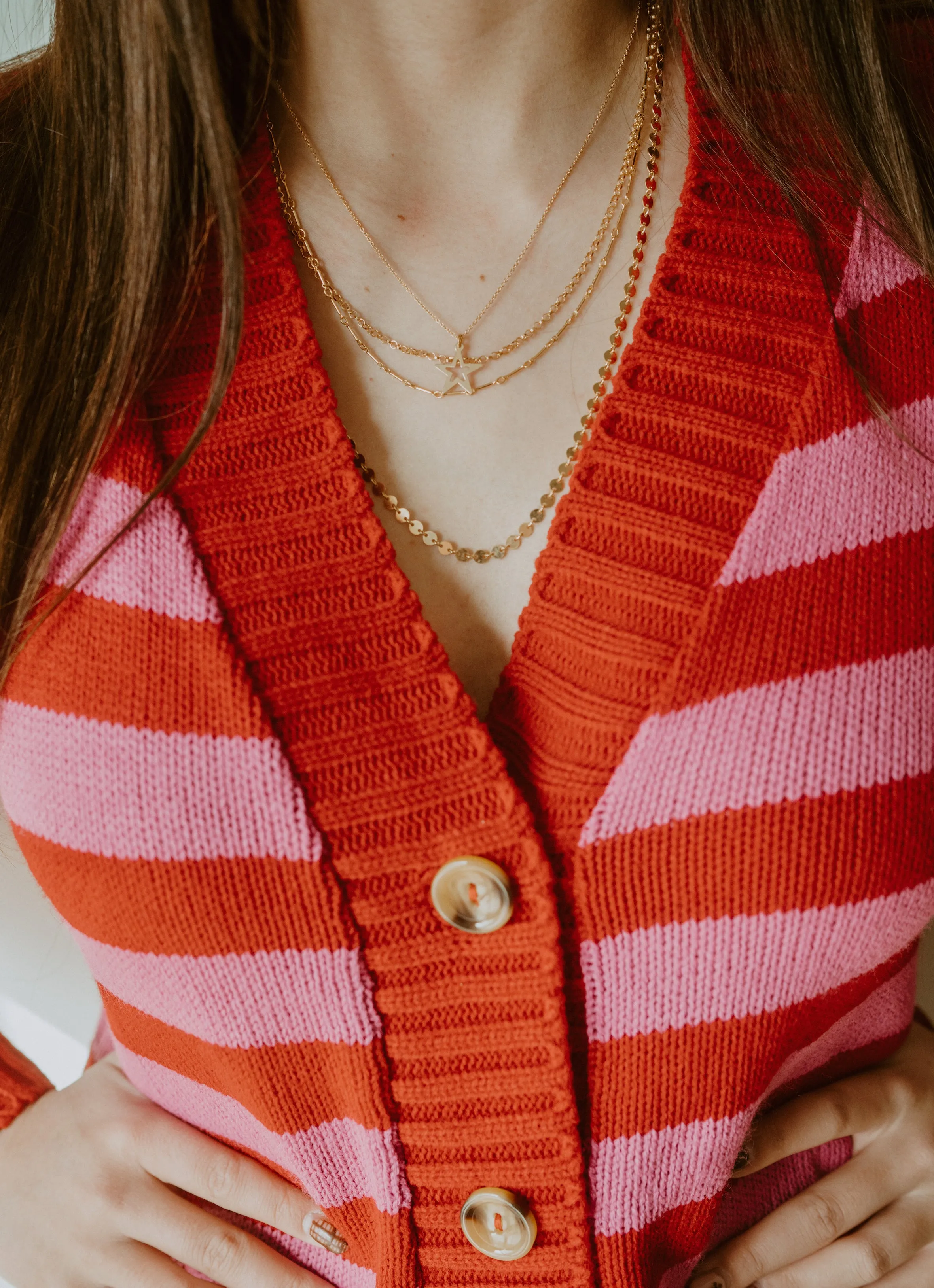 Gold Necklace Set #20 sold by Goldie Lew product image thumbnail 2