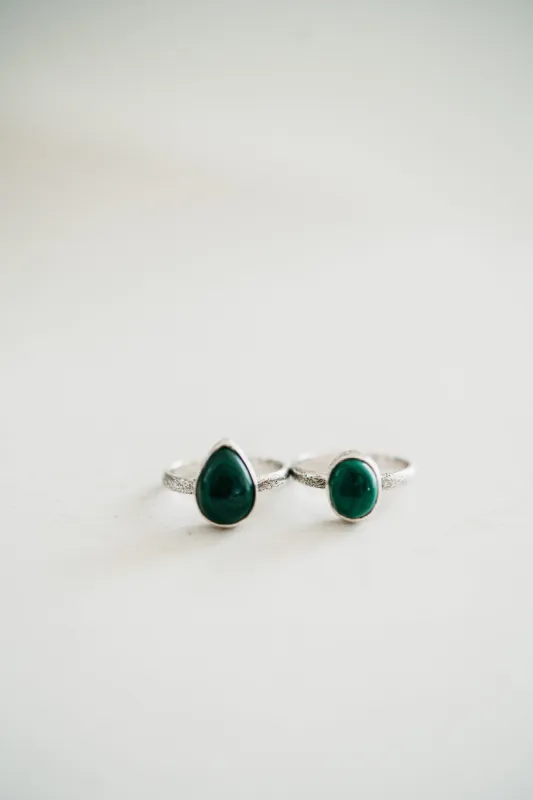 Natalia Ring | Malachite sold by Goldie Lew