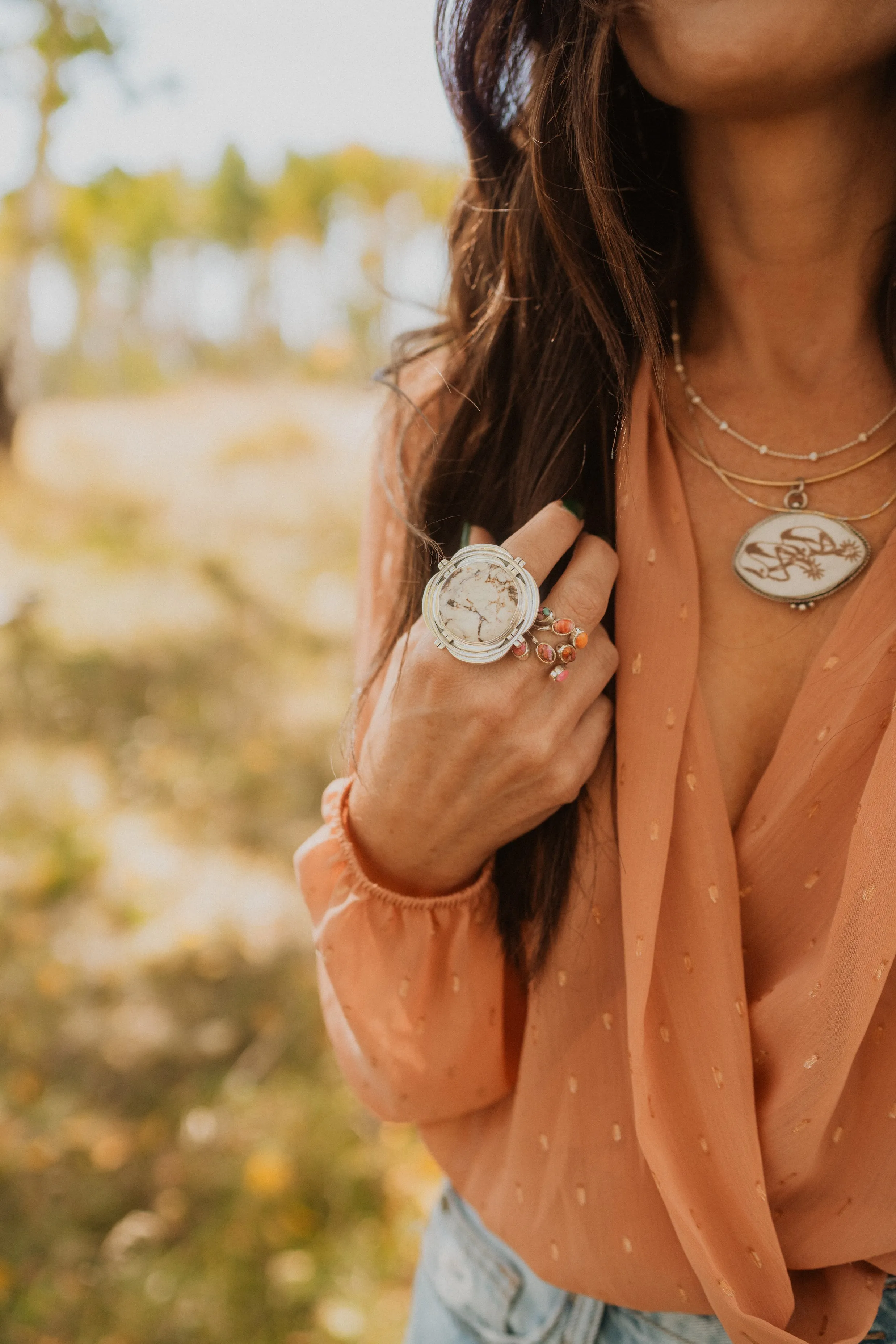 Knoxville Ring | Magnesite sold by Goldie Lew product image thumbnail 3