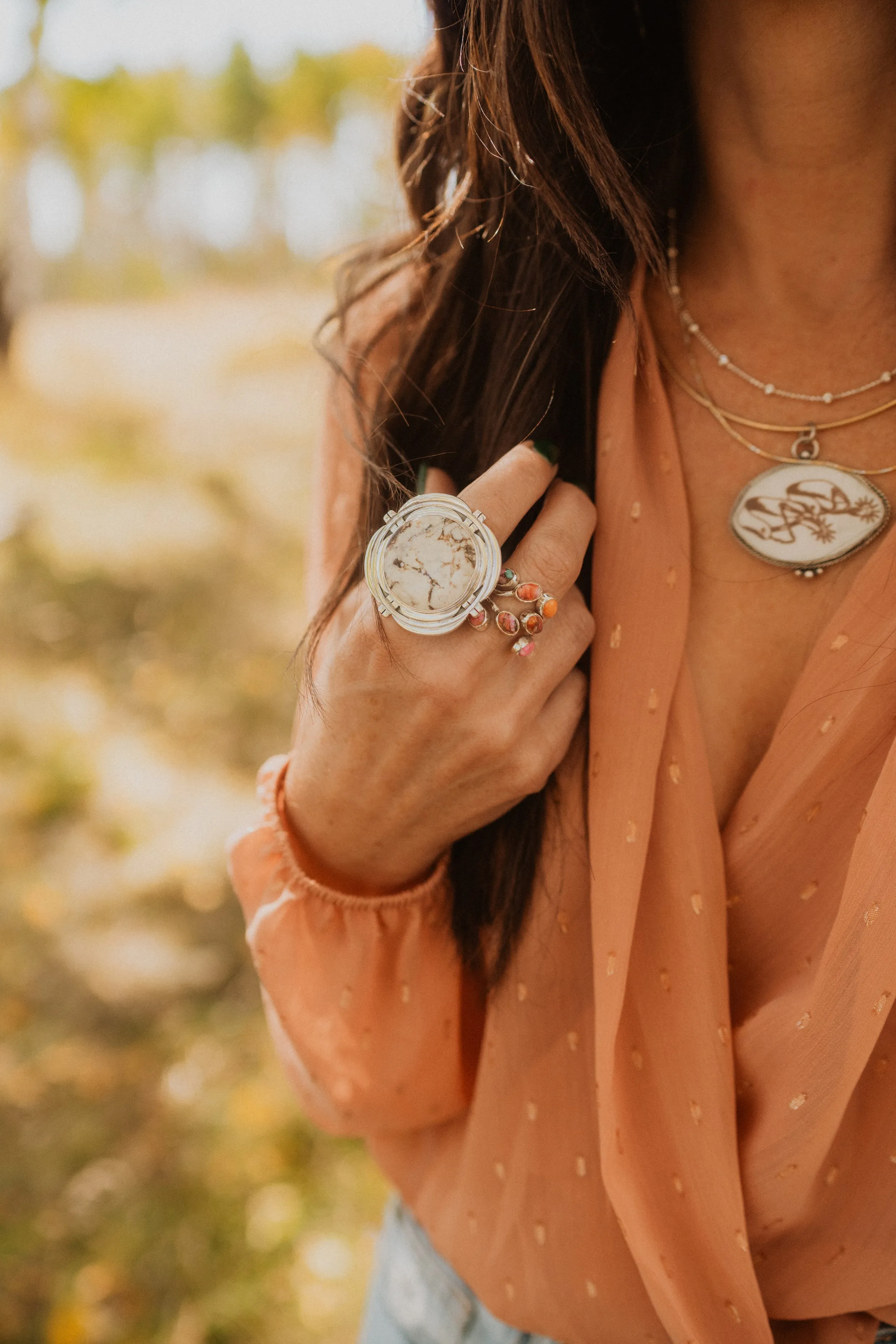 Knoxville Ring | Magnesite sold by Goldie Lew product image thumbnail 4