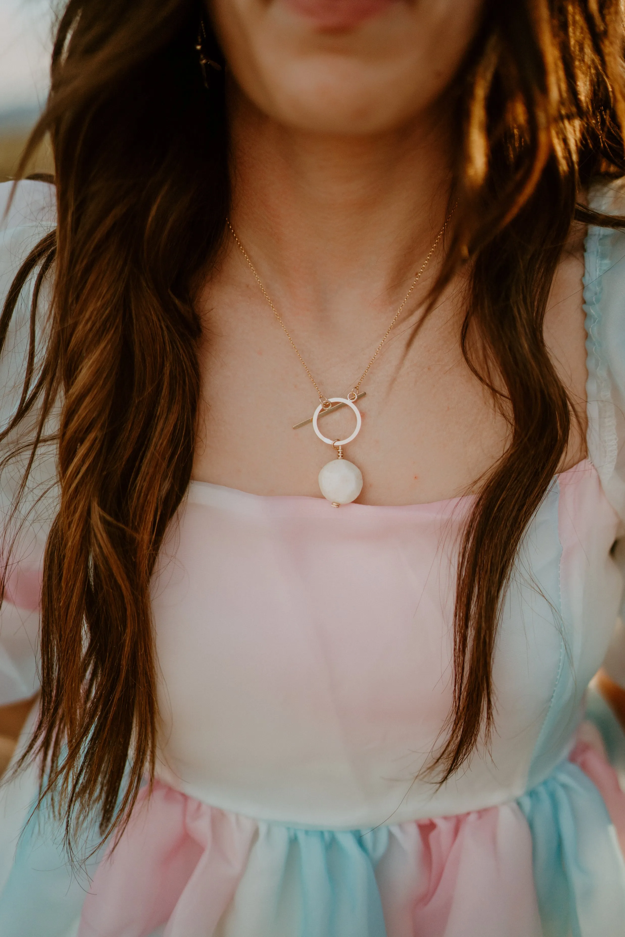 Nori Necklace | Cream sold by Goldie Lew