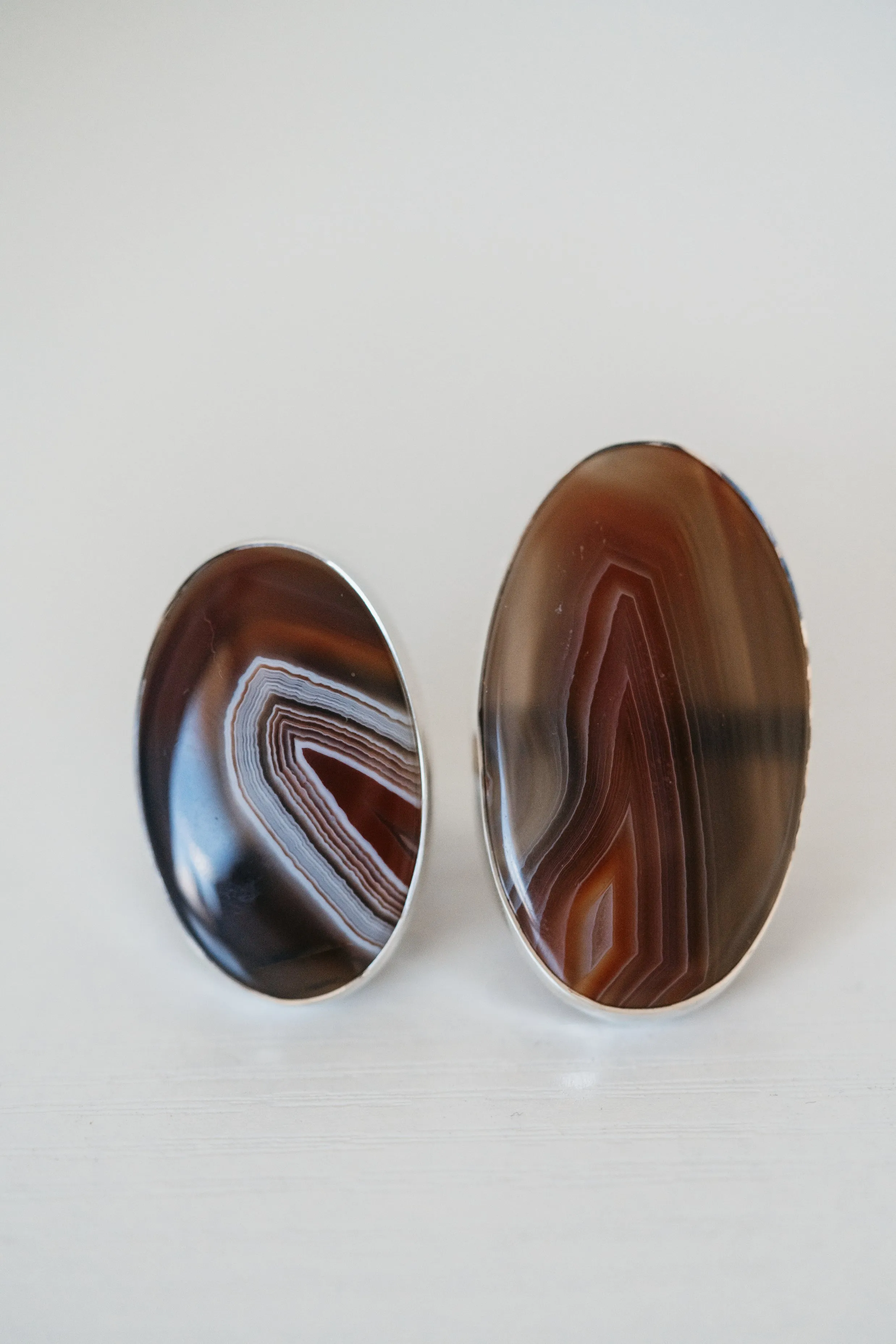 Ruby Falls Ring | Botswana Agate sold by Goldie Lew product image thumbnail 4