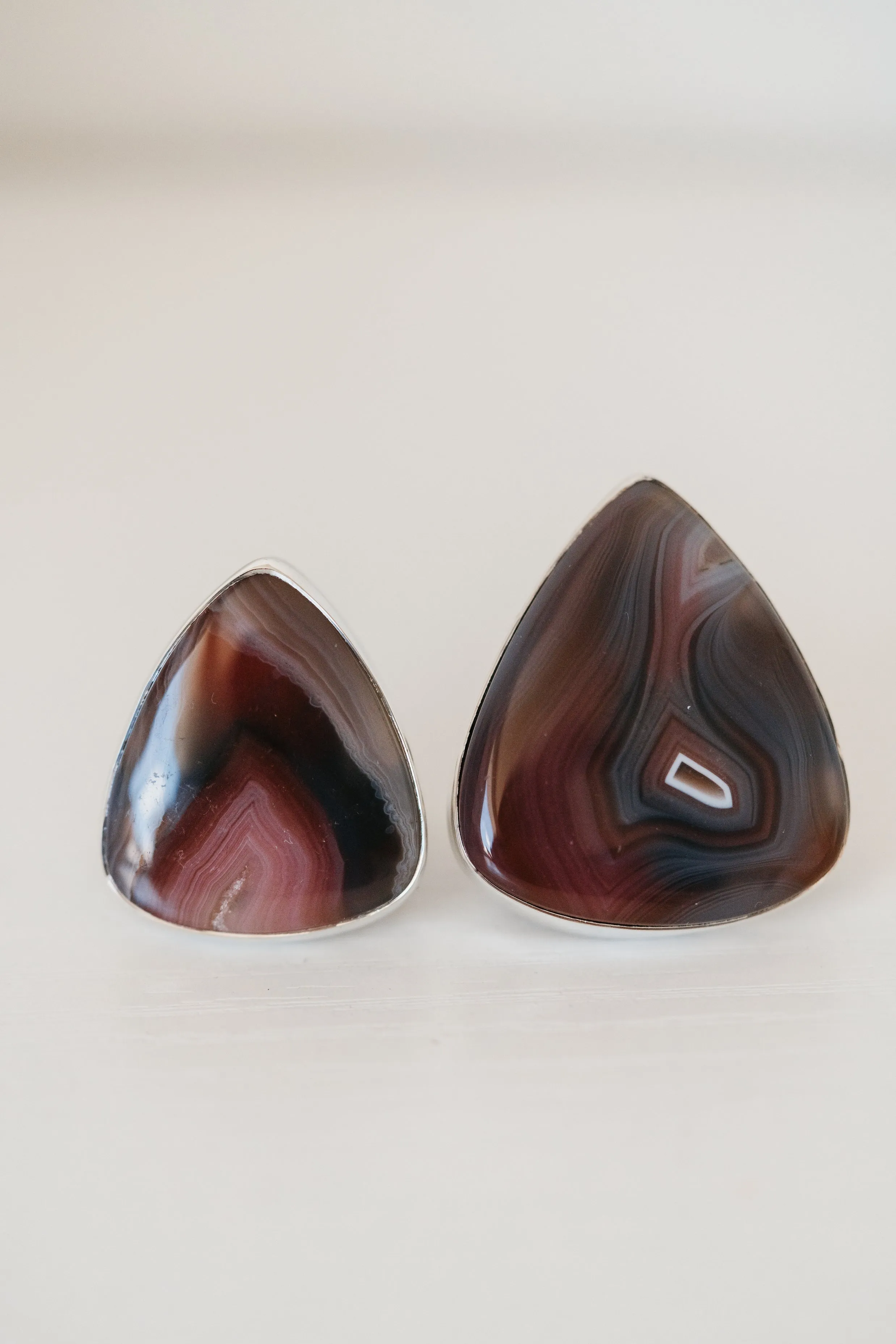 Ruby Falls Ring | Botswana Agate sold by Goldie Lew product image thumbnail 3