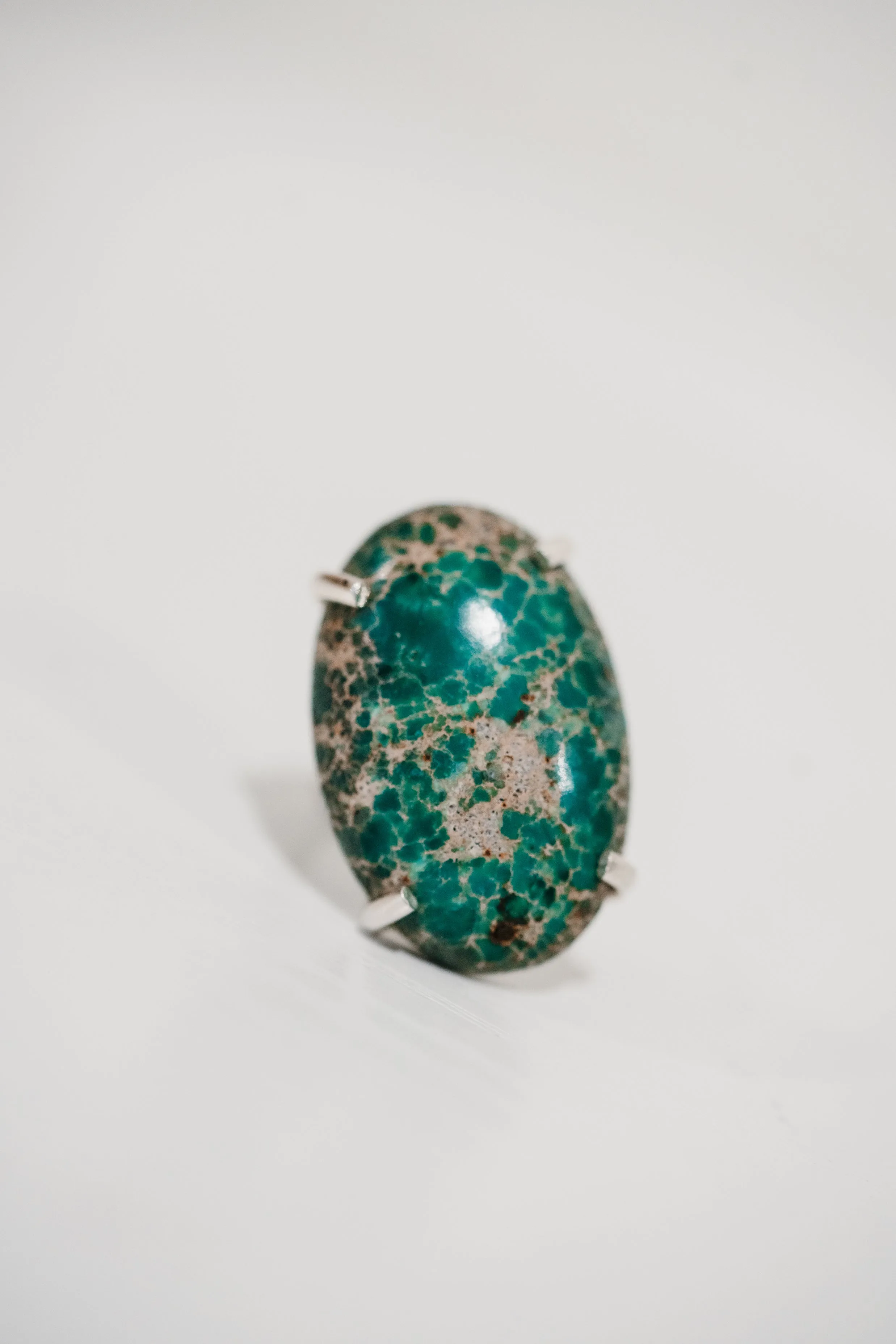 Niccola Ring | Green Varasite sold by Goldie Lew