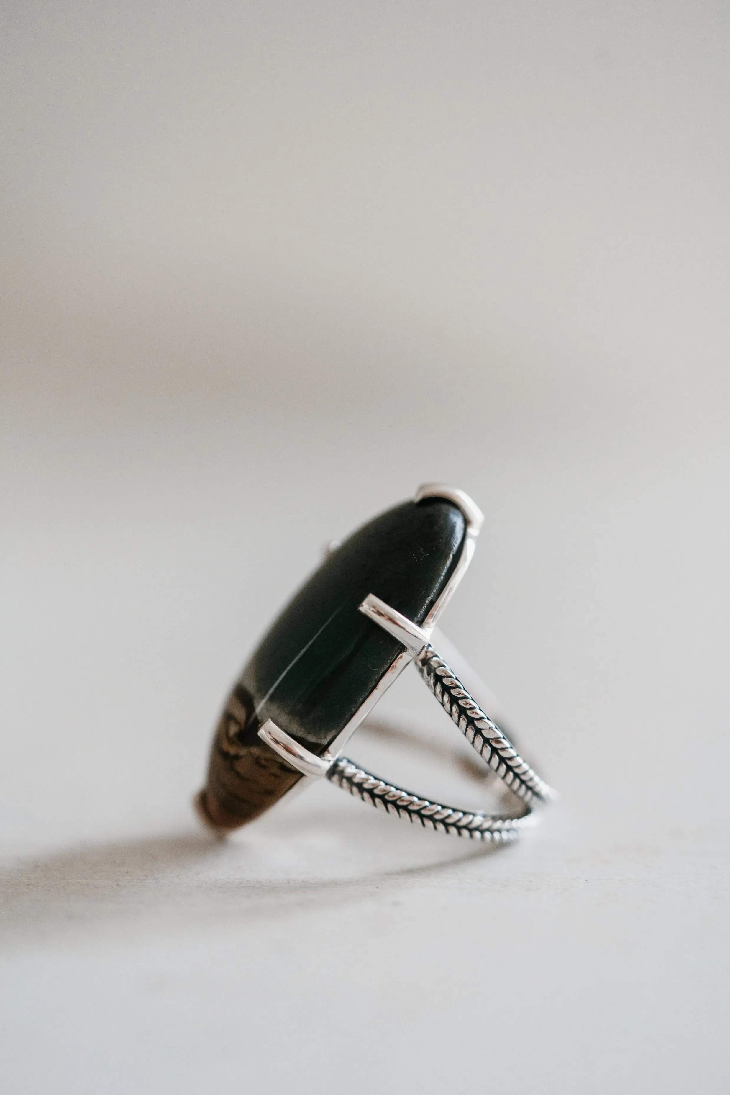 Lynn Ring | Polychrome Jasper sold by Goldie Lew product image thumbnail 2