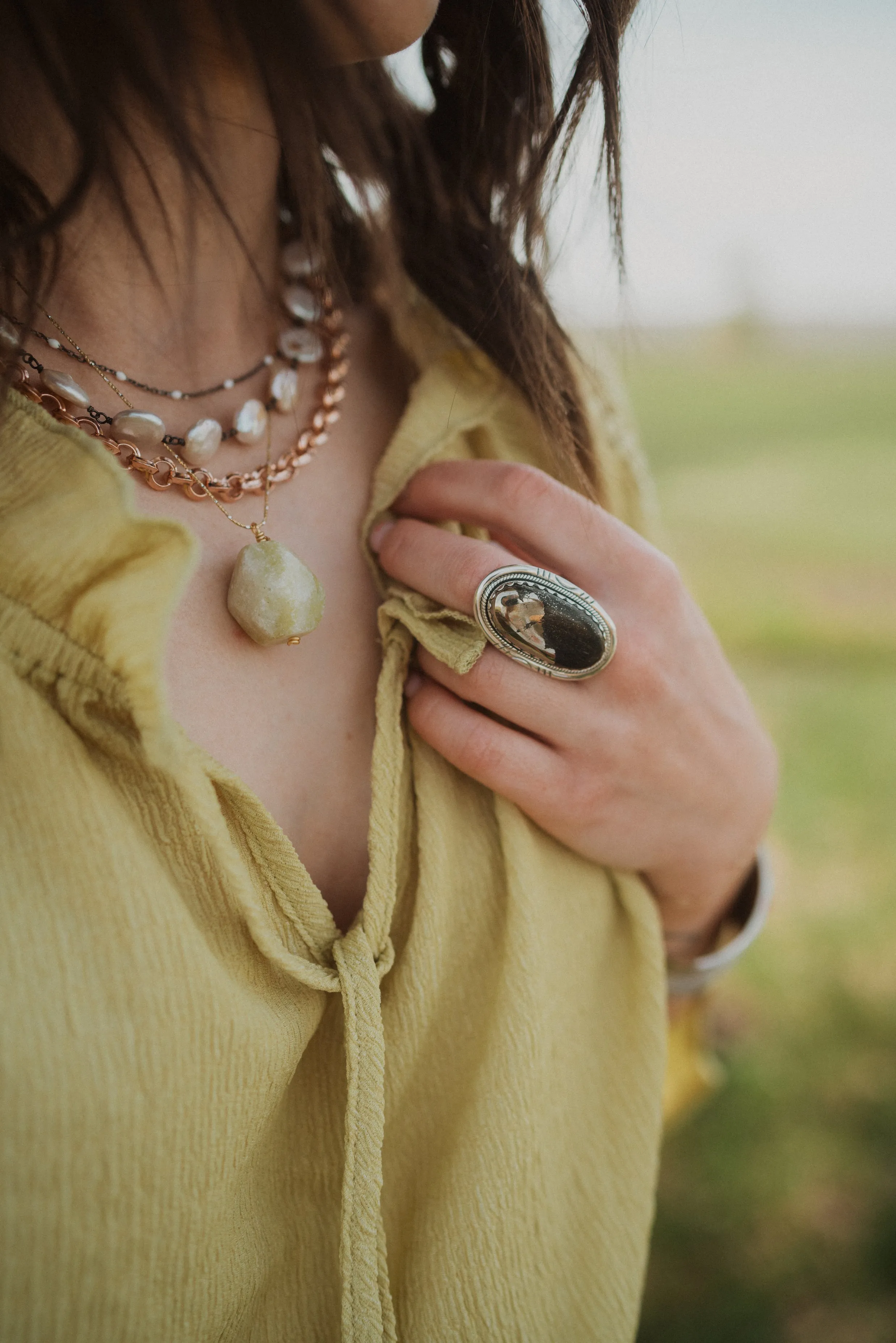 Belle Meade Ring | Apache Gold sold by Goldie Lew