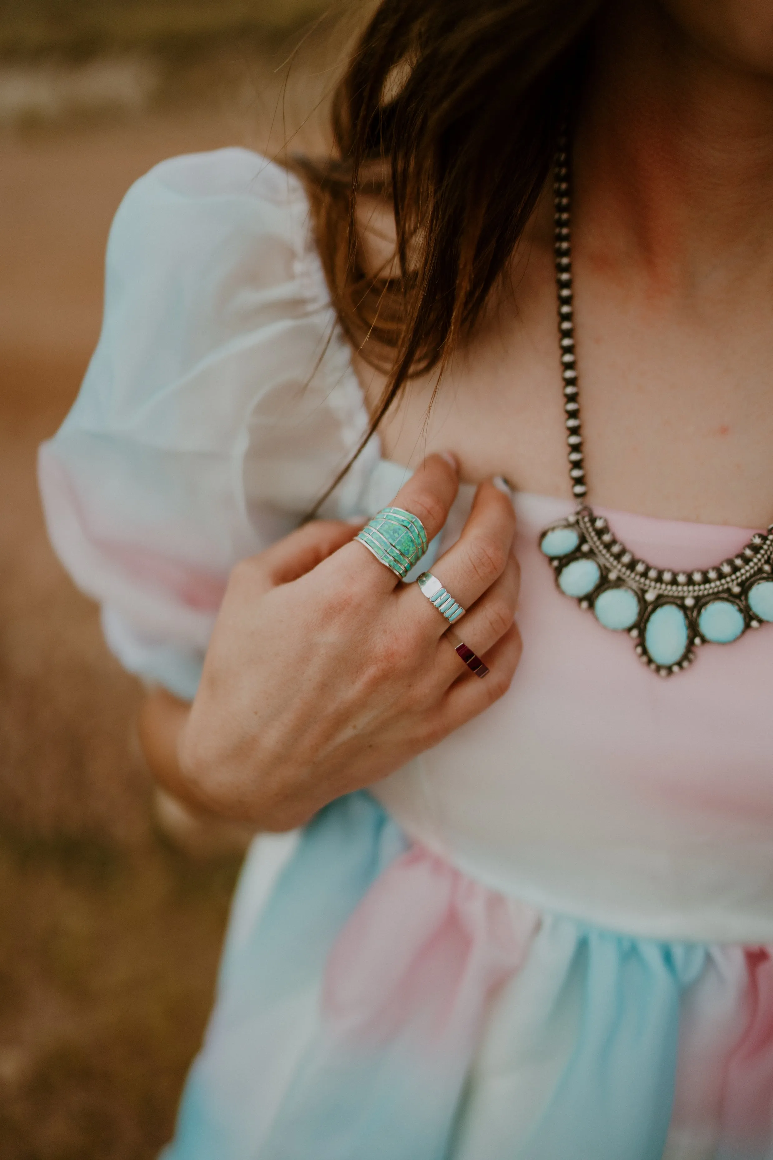 Double Bar Shield Ring sold by Goldie Lew product image thumbnail 3