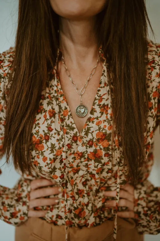 Lovebirds Necklace | Silver sold by Goldie Lew