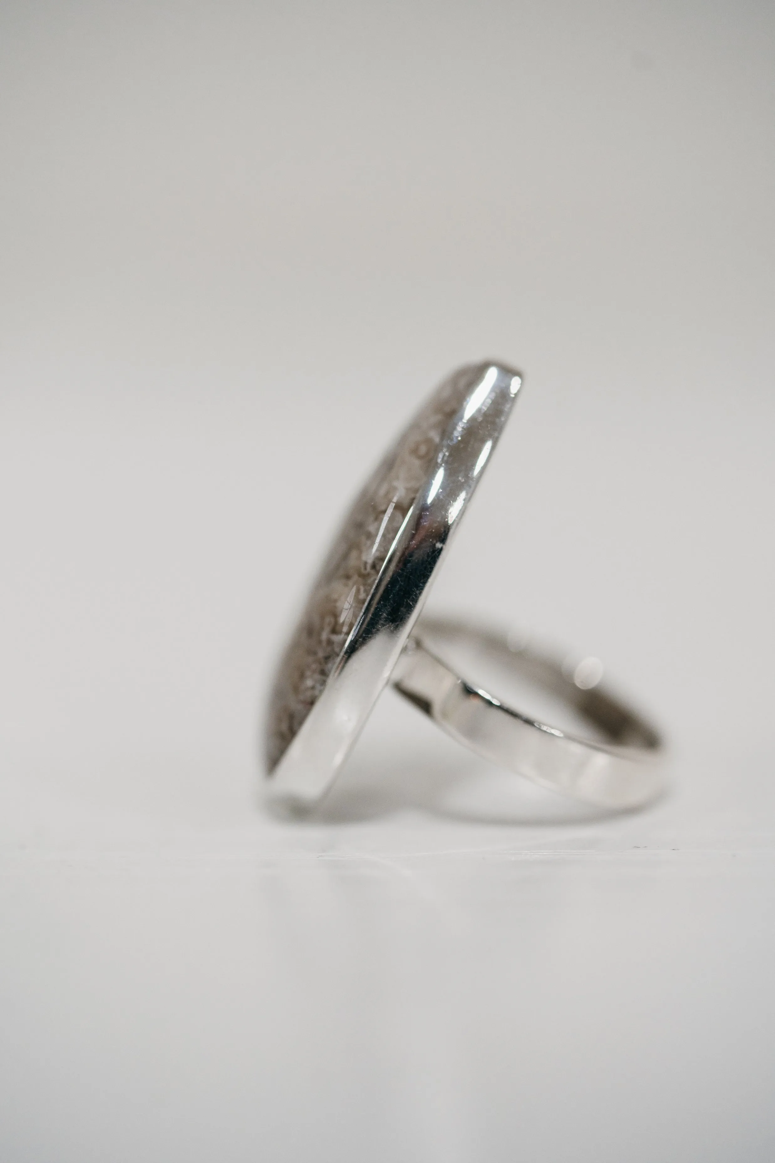 Trinity Ring | Crazy Lace Agate sold by Goldie Lew product image thumbnail 5