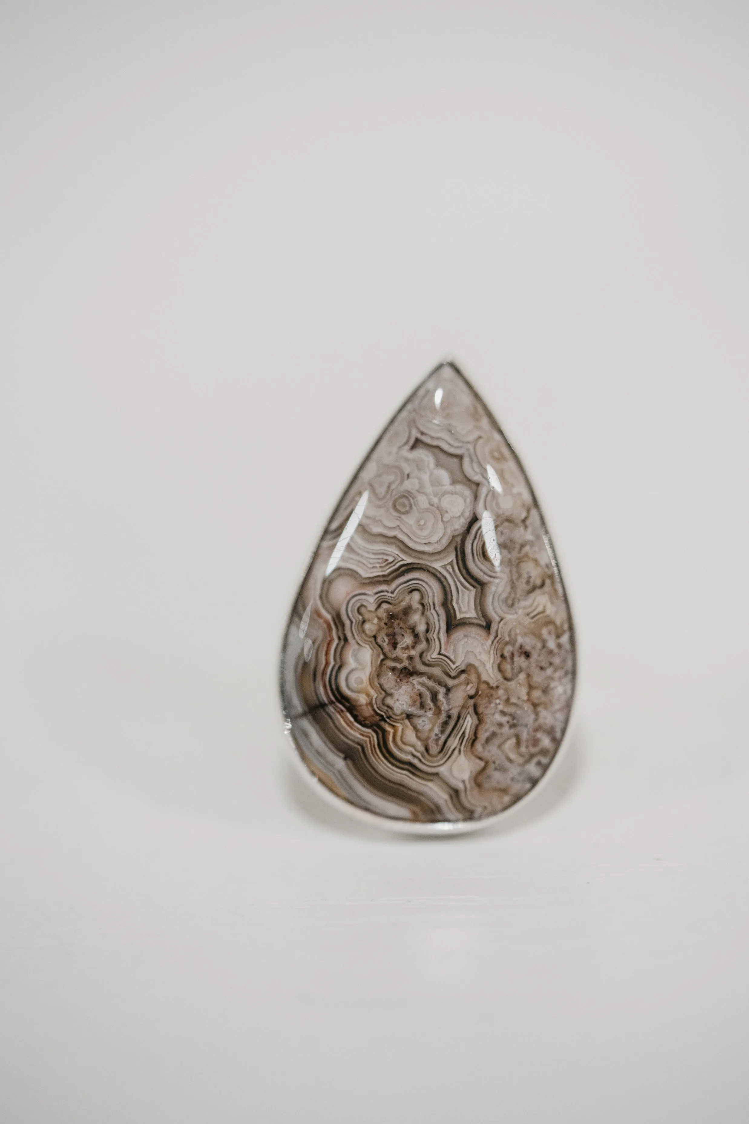 Trinity Ring | Crazy Lace Agate sold by Goldie Lew product image thumbnail 4