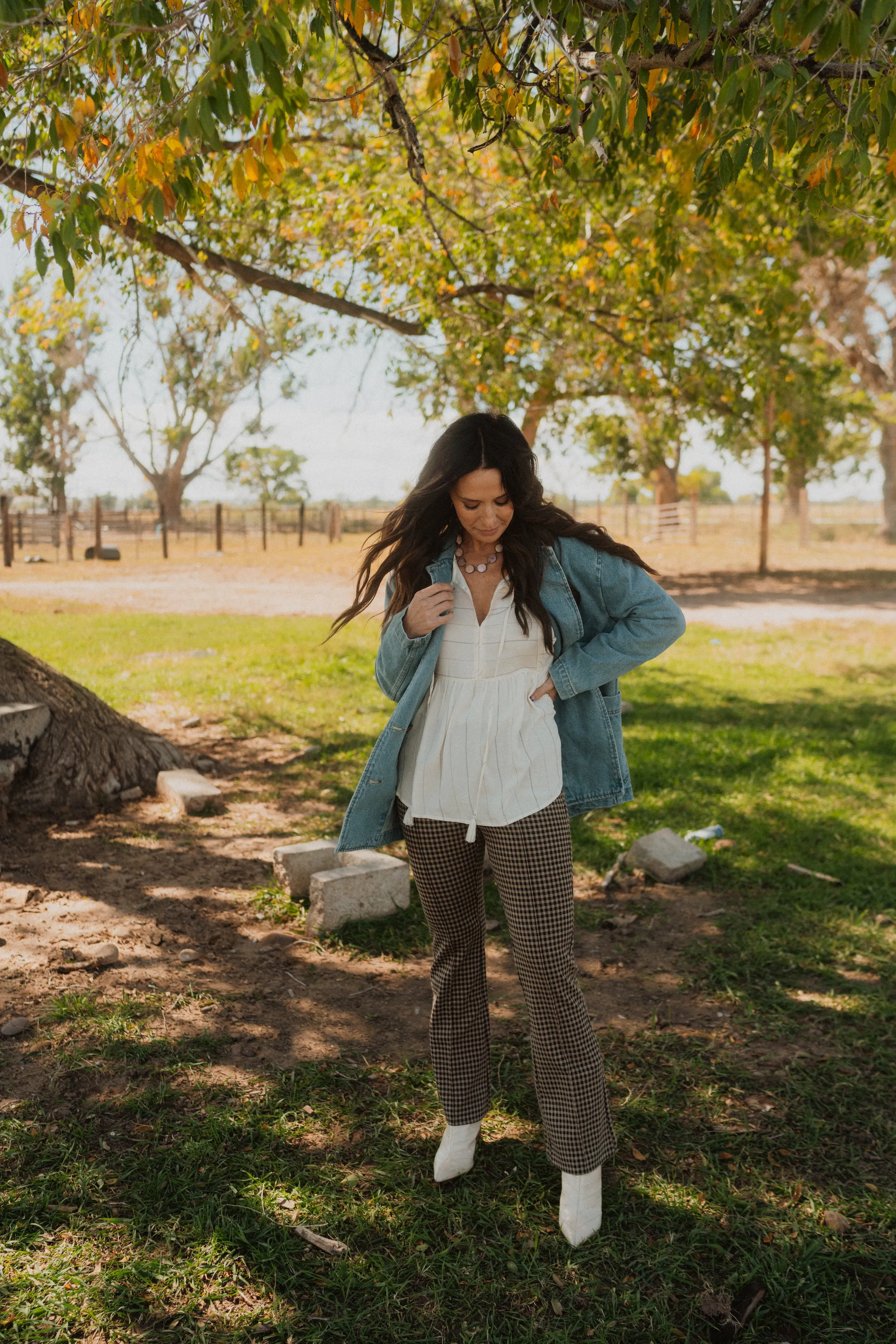 Ailey Denim Blazer - FINAL SALE sold by Goldie Lew product image thumbnail 3