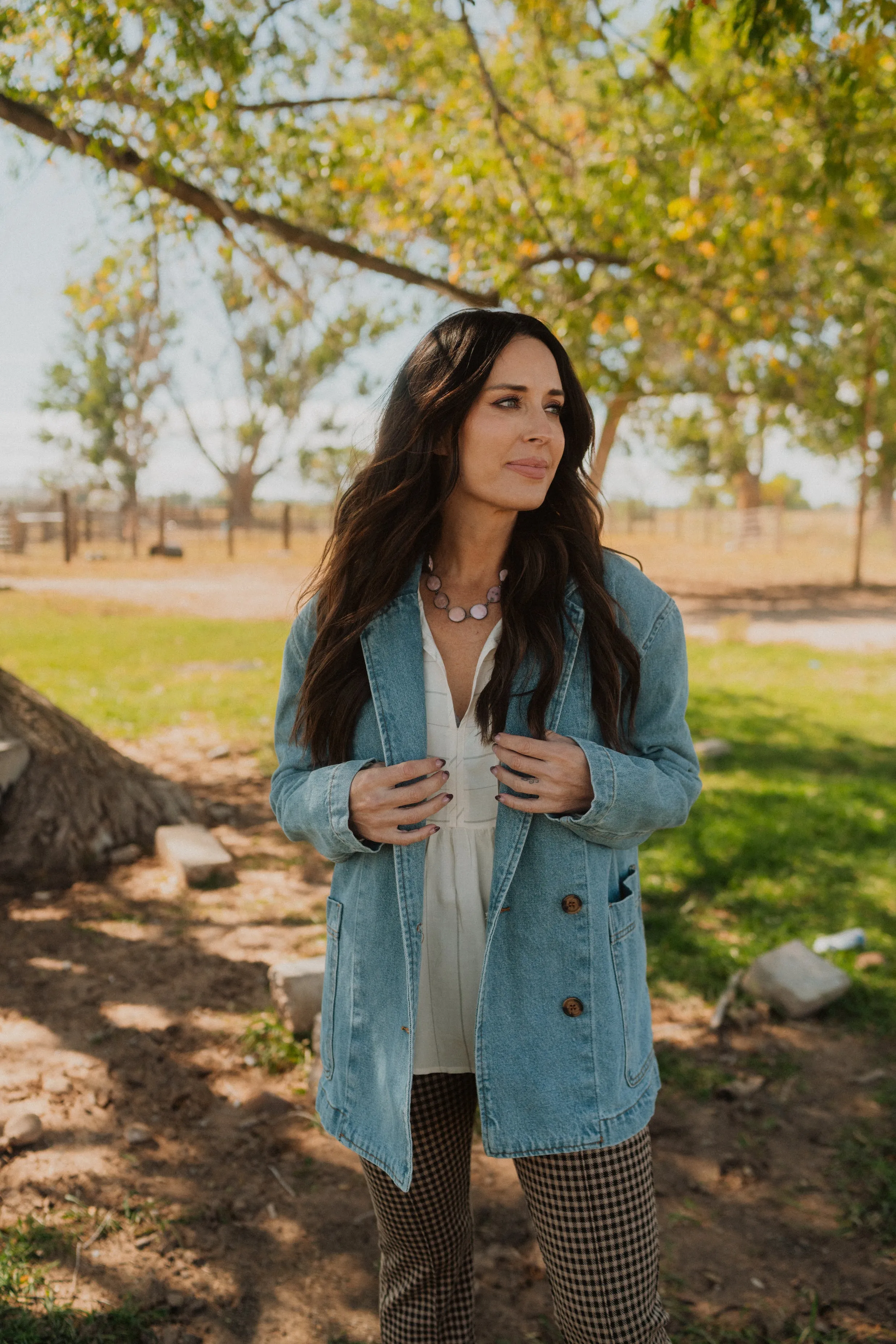 Ailey Denim Blazer - FINAL SALE sold by Goldie Lew