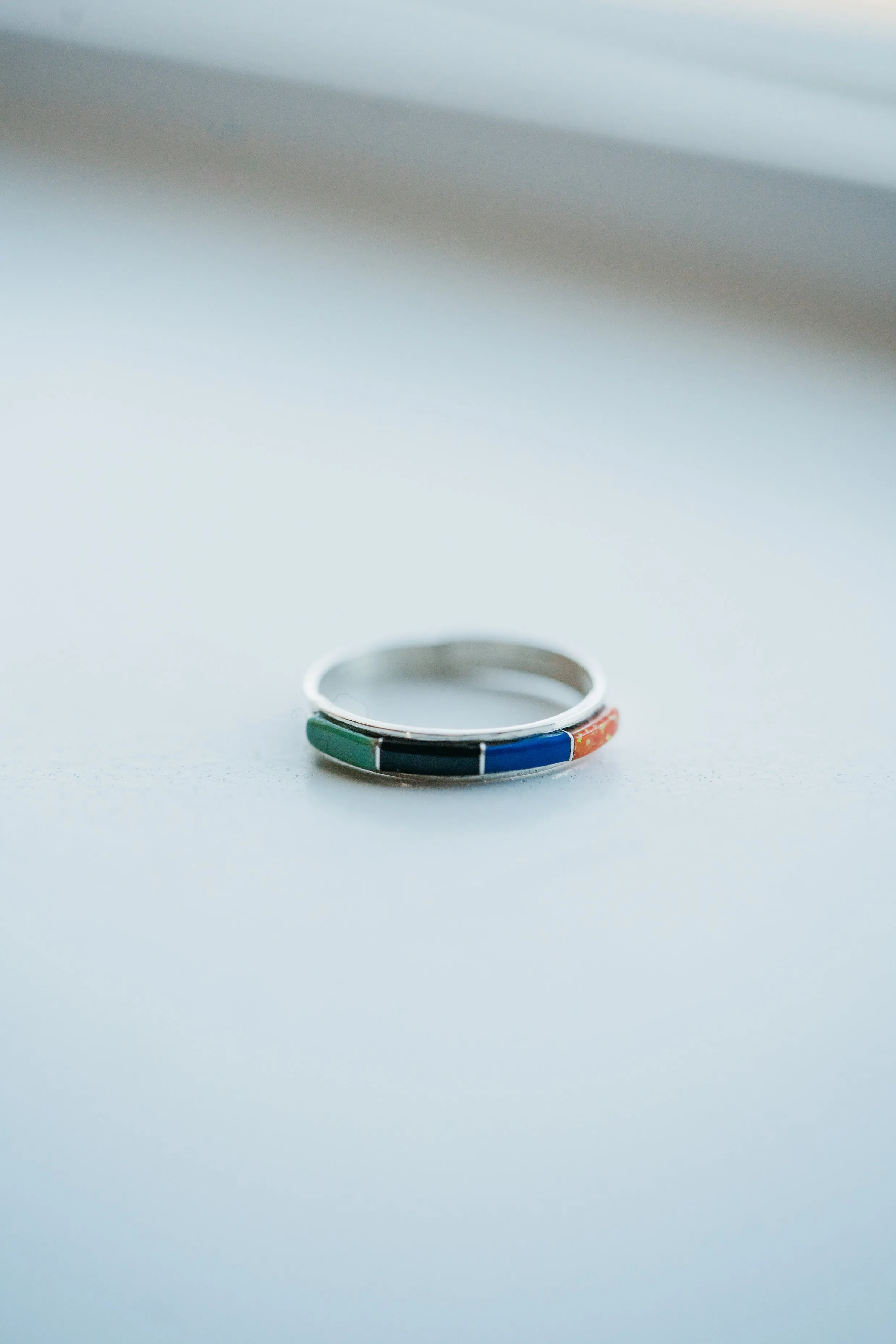 Single Bar Ring | Colorful sold by Goldie Lew
