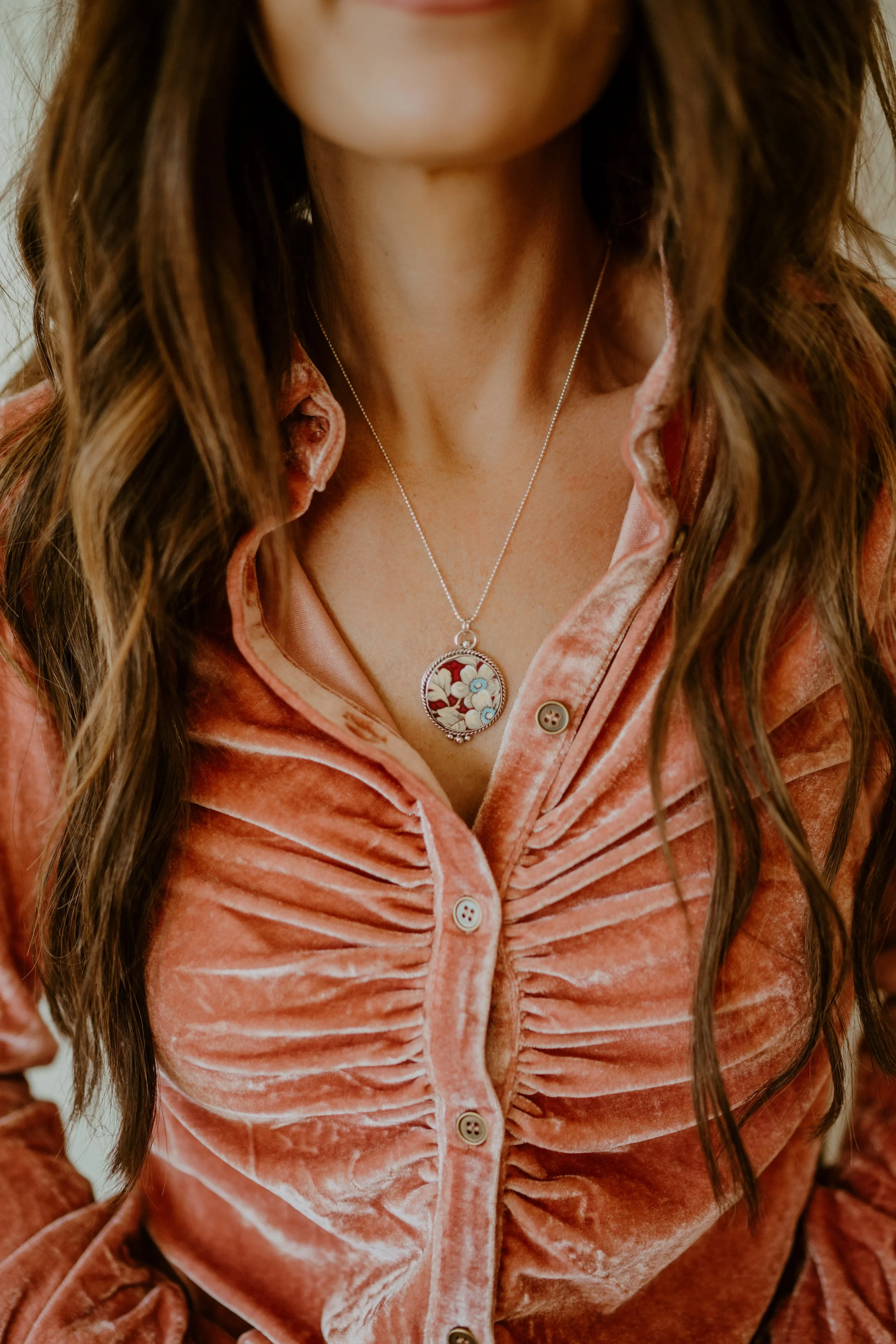 Stassy Flower Necklace sold by Goldie Lew