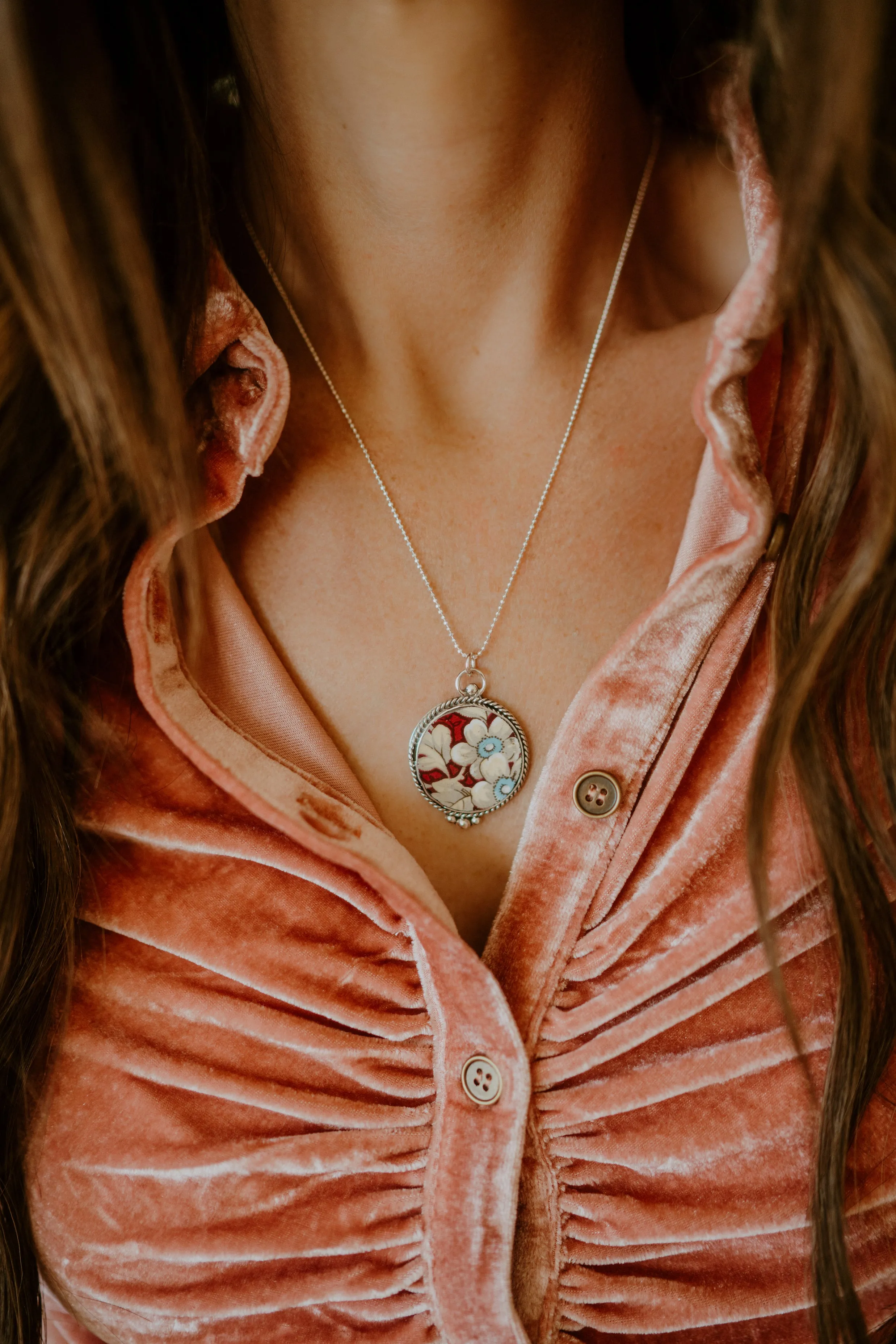 Stassy Flower Necklace sold by Goldie Lew product image thumbnail 3