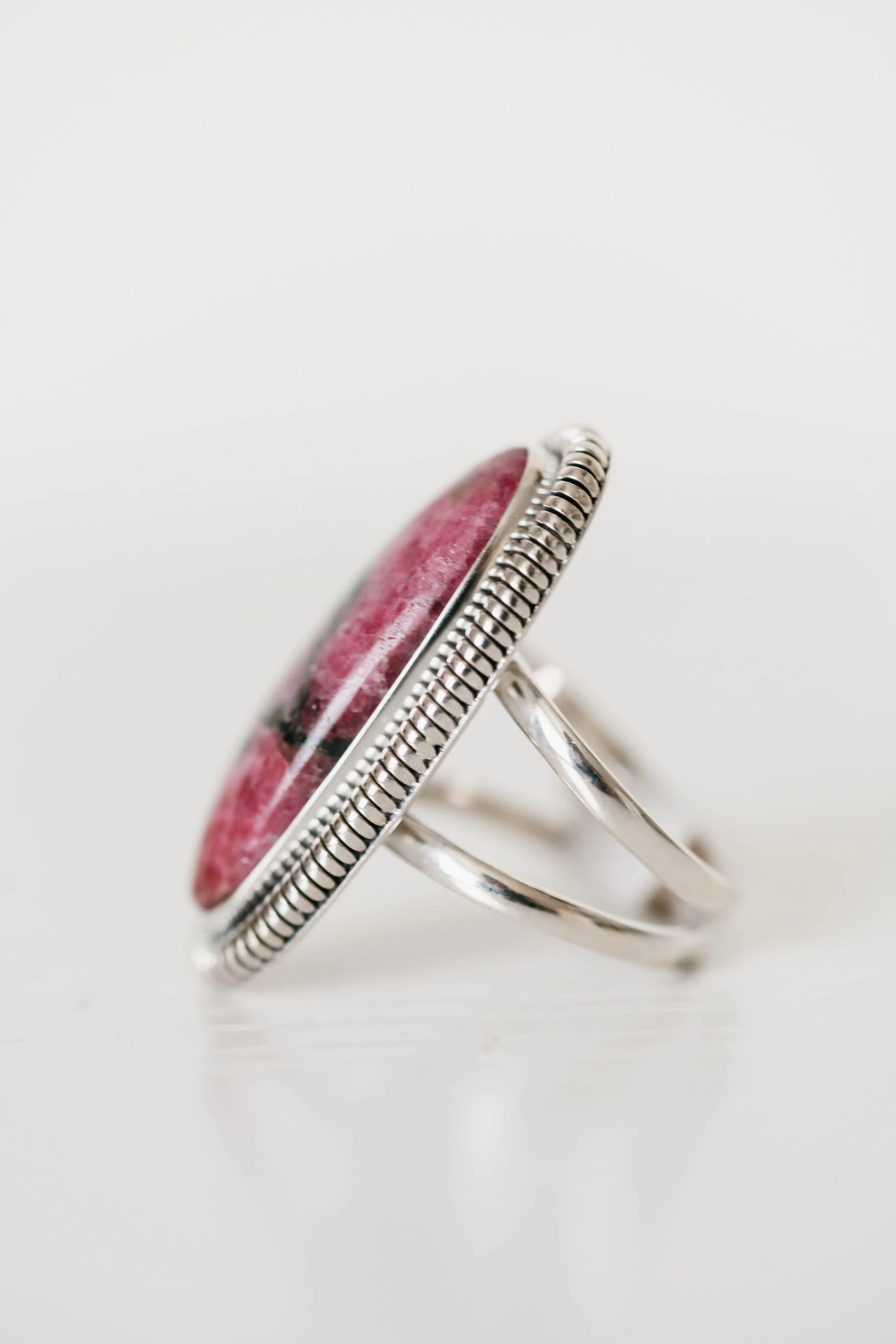 Lanford Ring | Pink Rhodonite - FINAL SALE sold by Goldie Lew product image thumbnail 3