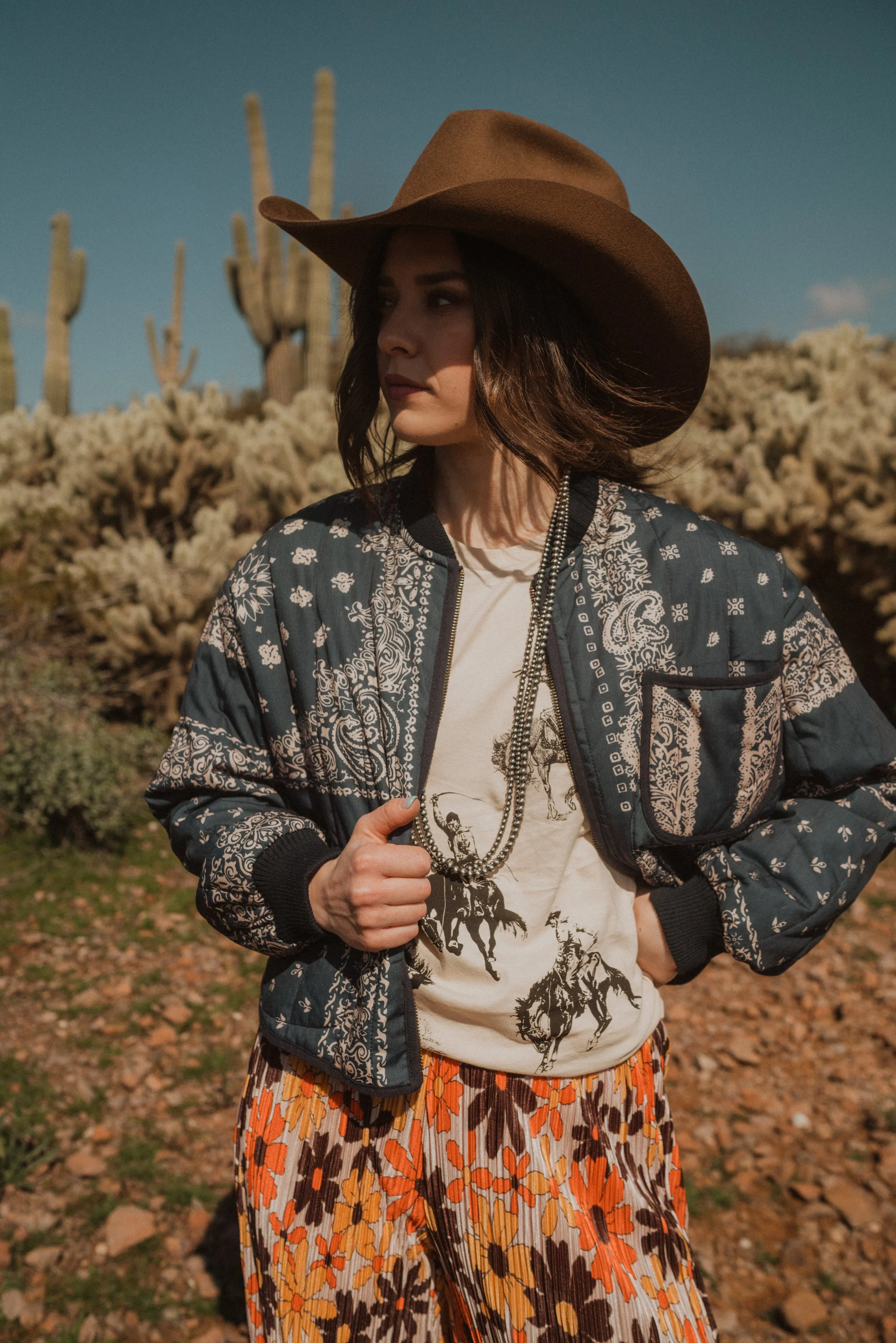 Bucking Bronc T-Shirt sold by Goldie Lew product image thumbnail 2