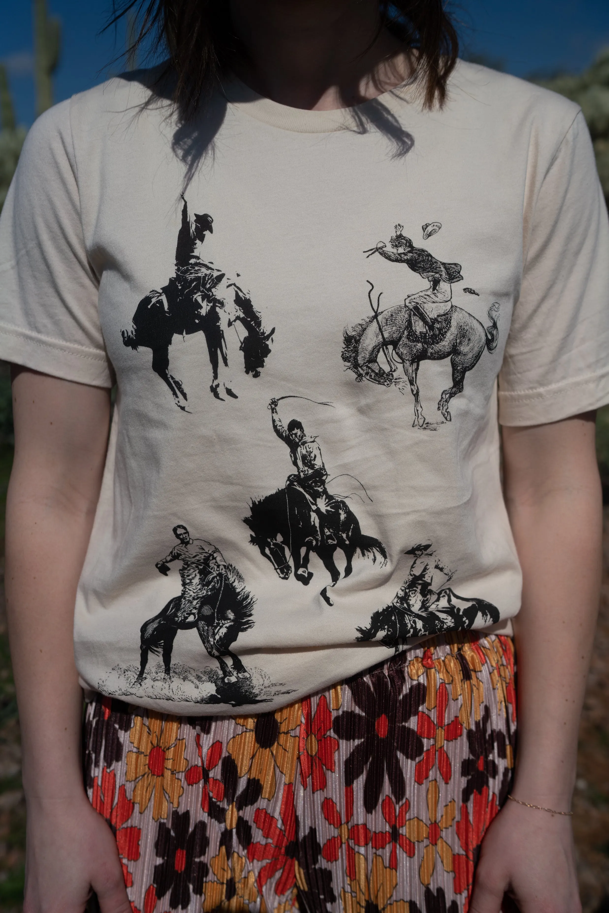 Bucking Bronc T-Shirt sold by Goldie Lew product image thumbnail 4