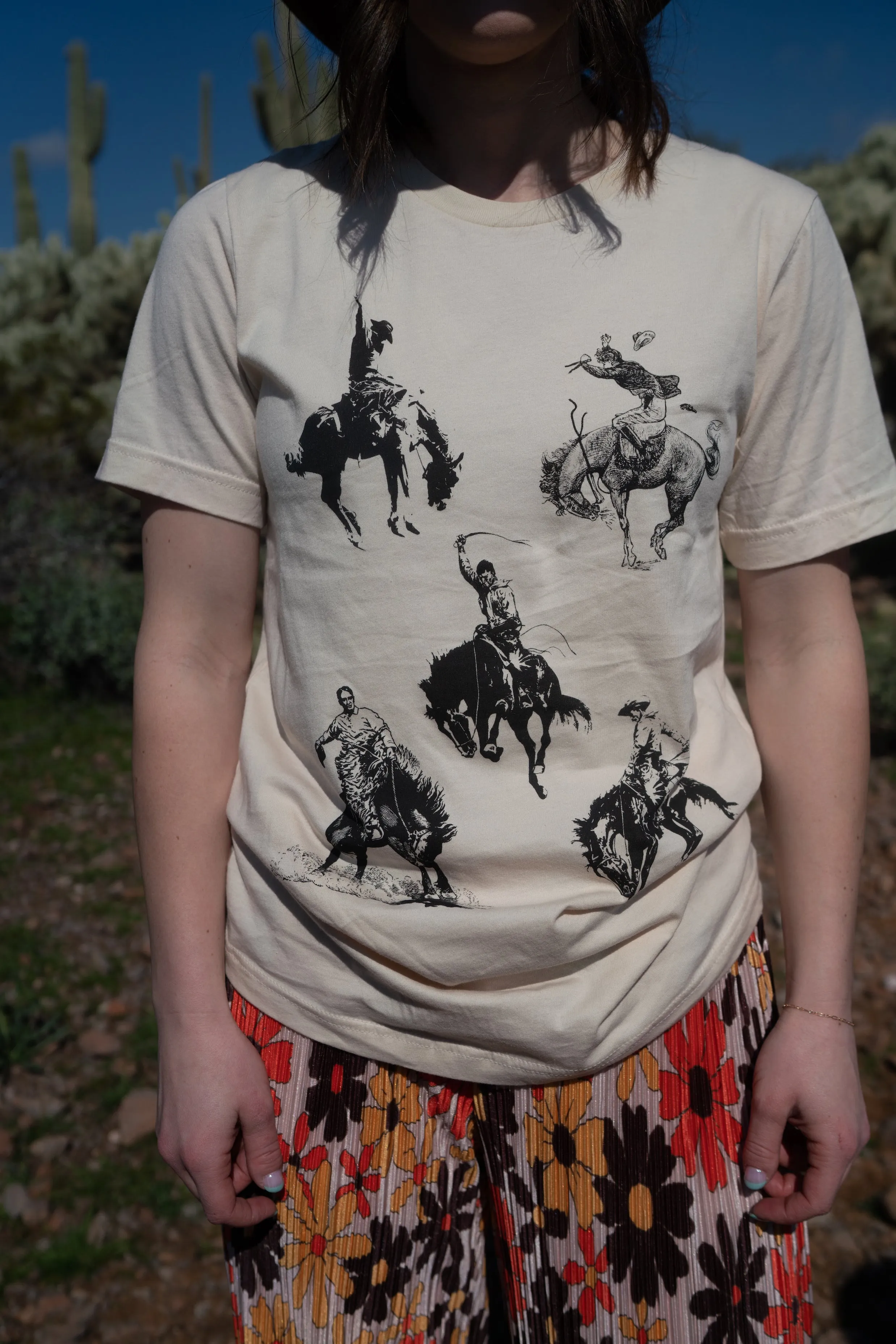 Bucking Bronc T-Shirt sold by Goldie Lew product image thumbnail 3