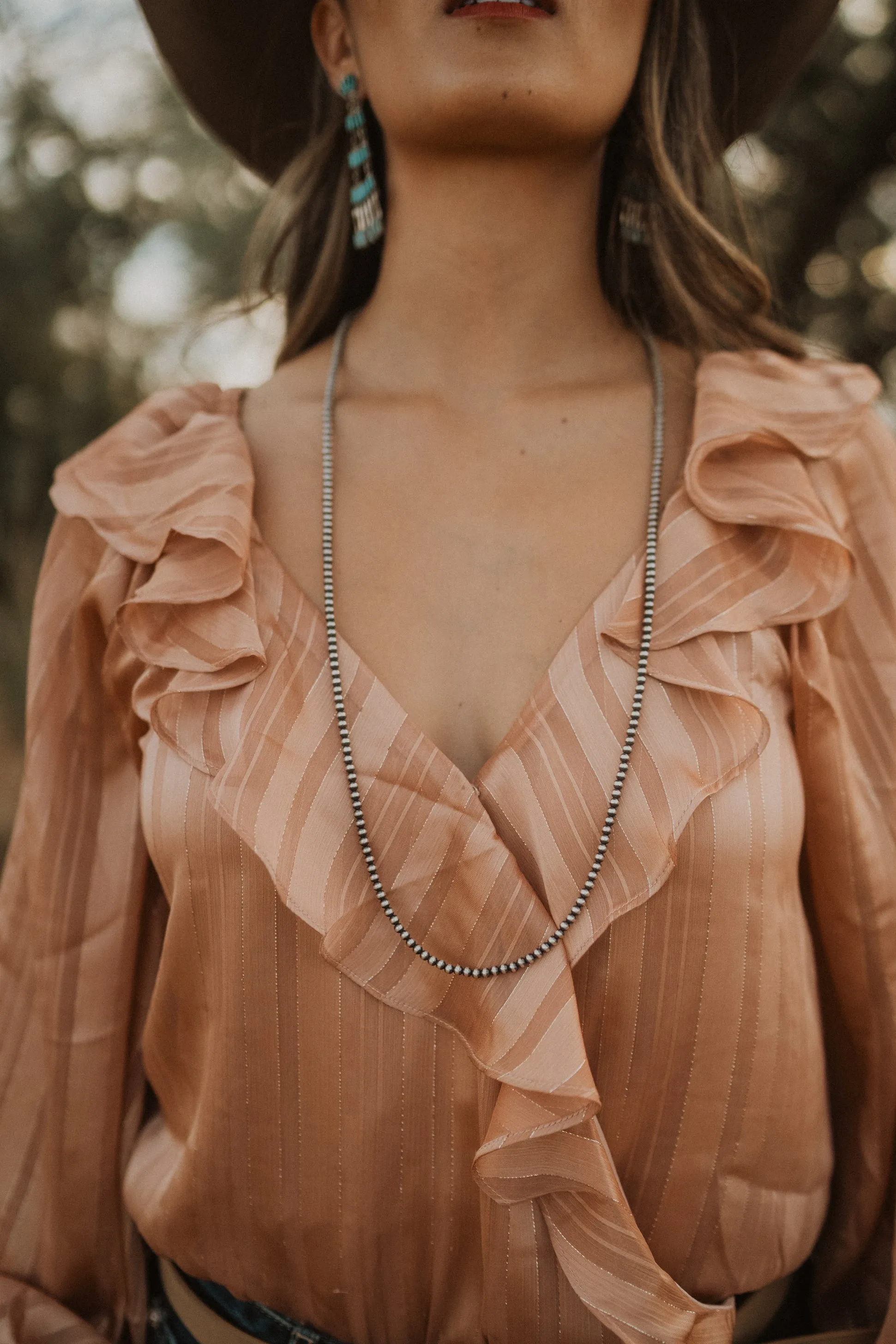 Myla Necklace | 36 inch | 4 mm sold by Goldie Lew product image thumbnail 3