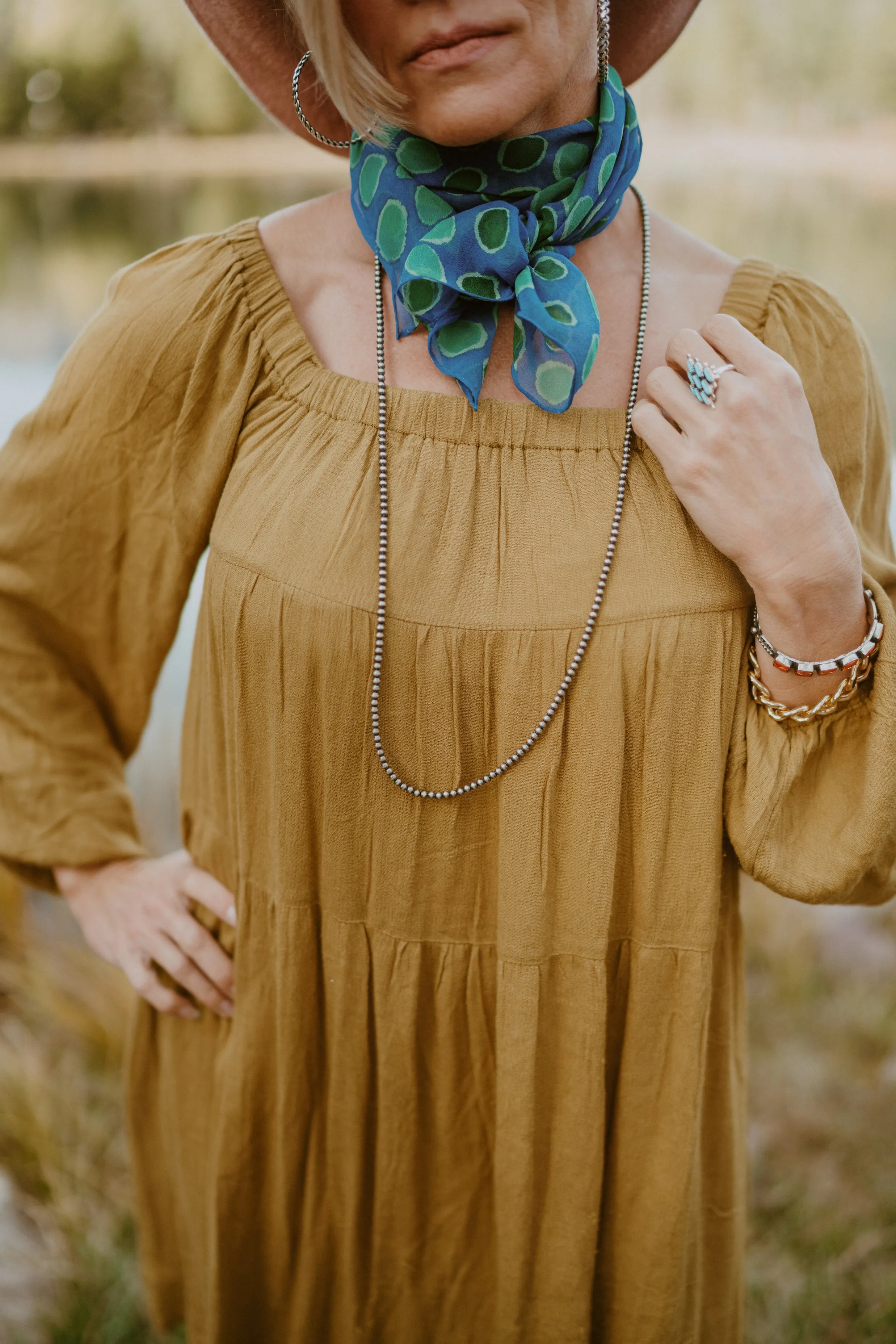 Myla Necklace | 36 inch | 4 mm sold by Goldie Lew product image thumbnail 4