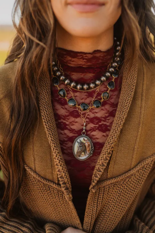 Two Caballos Necklace Set sold by Goldie Lew