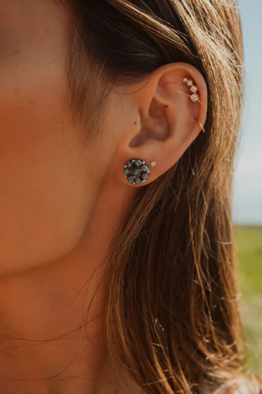 Holy Floral Studs sold by Goldie Lew