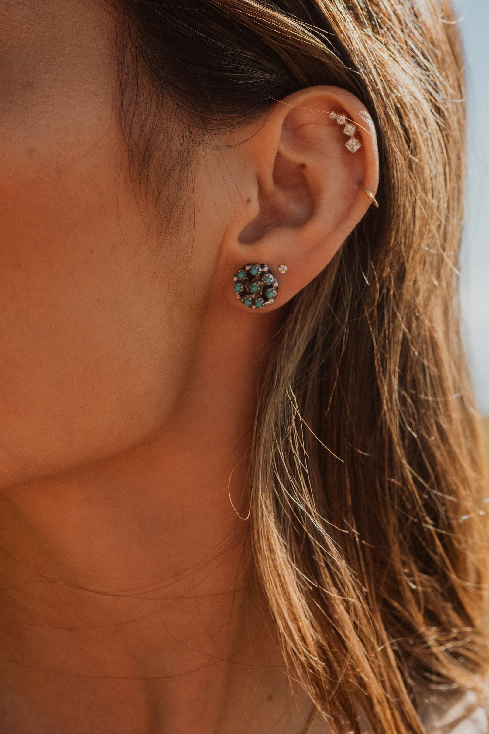 Holy Floral Studs sold by Goldie Lew product image thumbnail 2