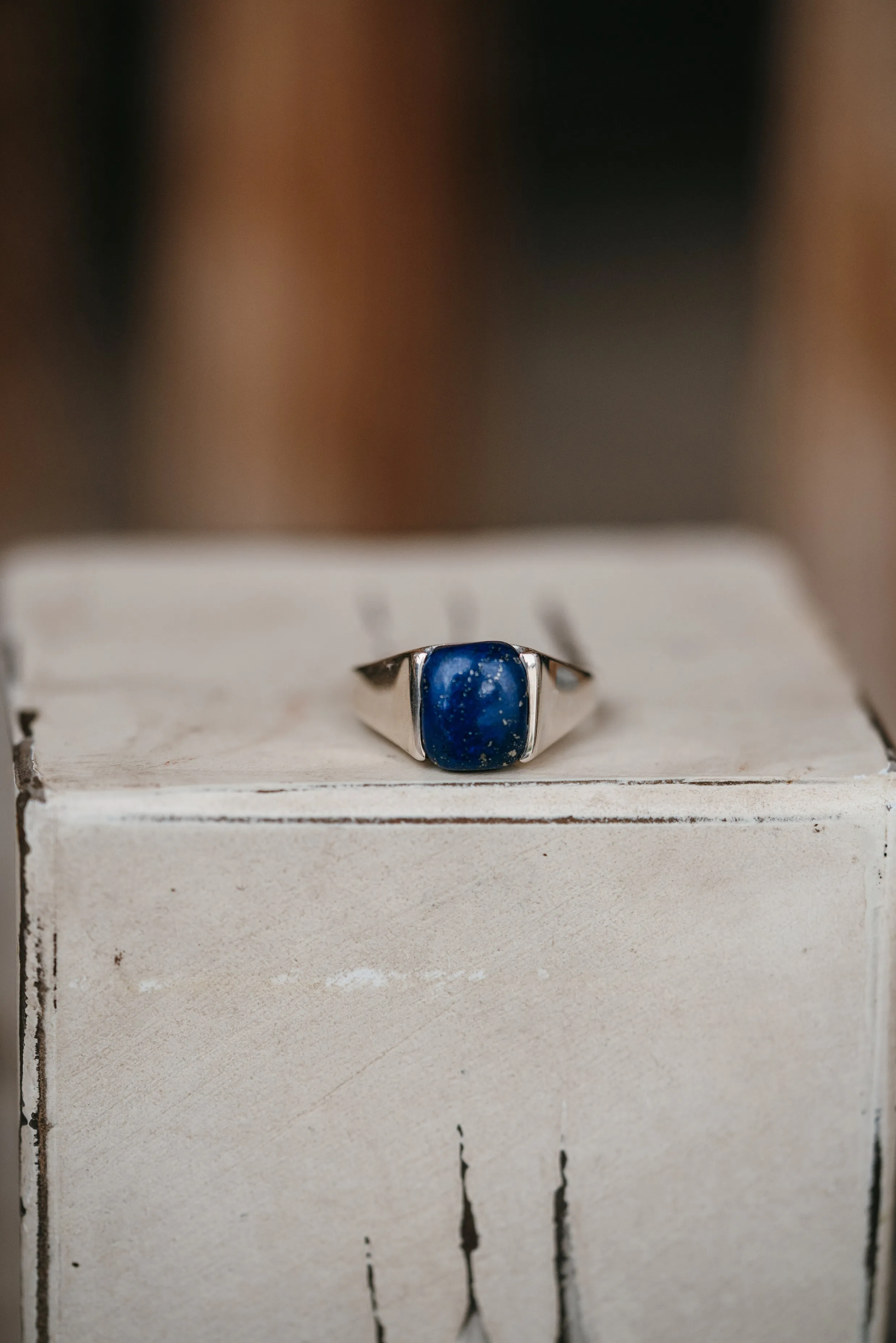 Kellen Ring | Blue Lapis sold by Goldie Lew