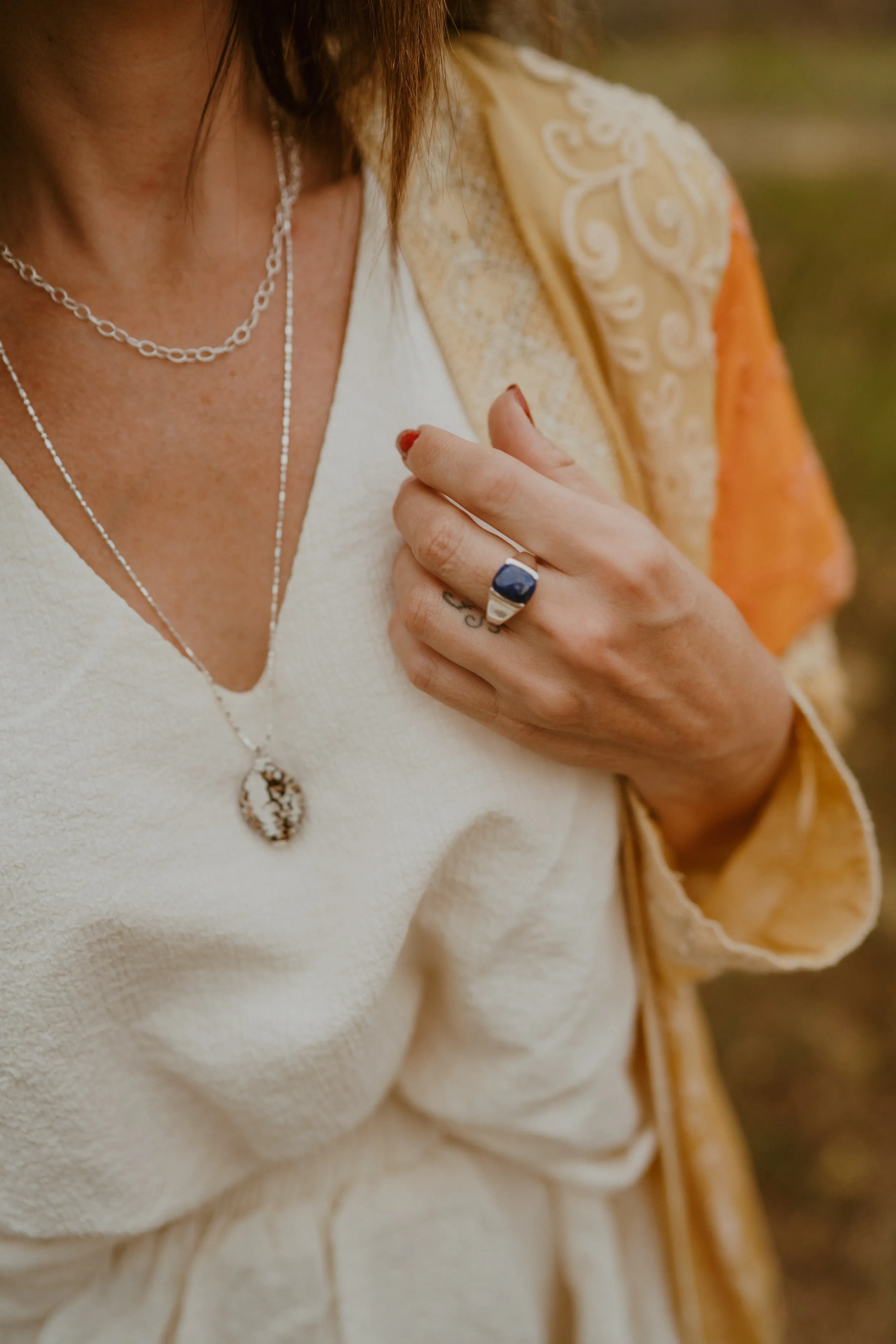 Kellen Ring | Blue Lapis sold by Goldie Lew product image thumbnail 3