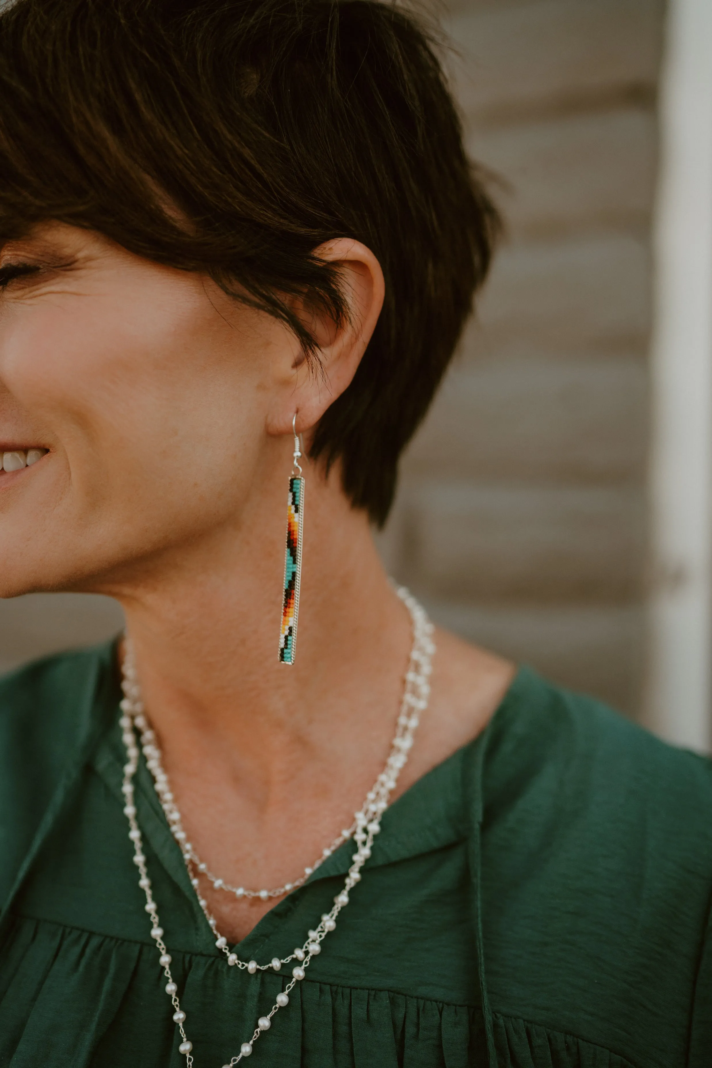 Tribal Earrings | Line - FINAL SALE sold by Goldie Lew