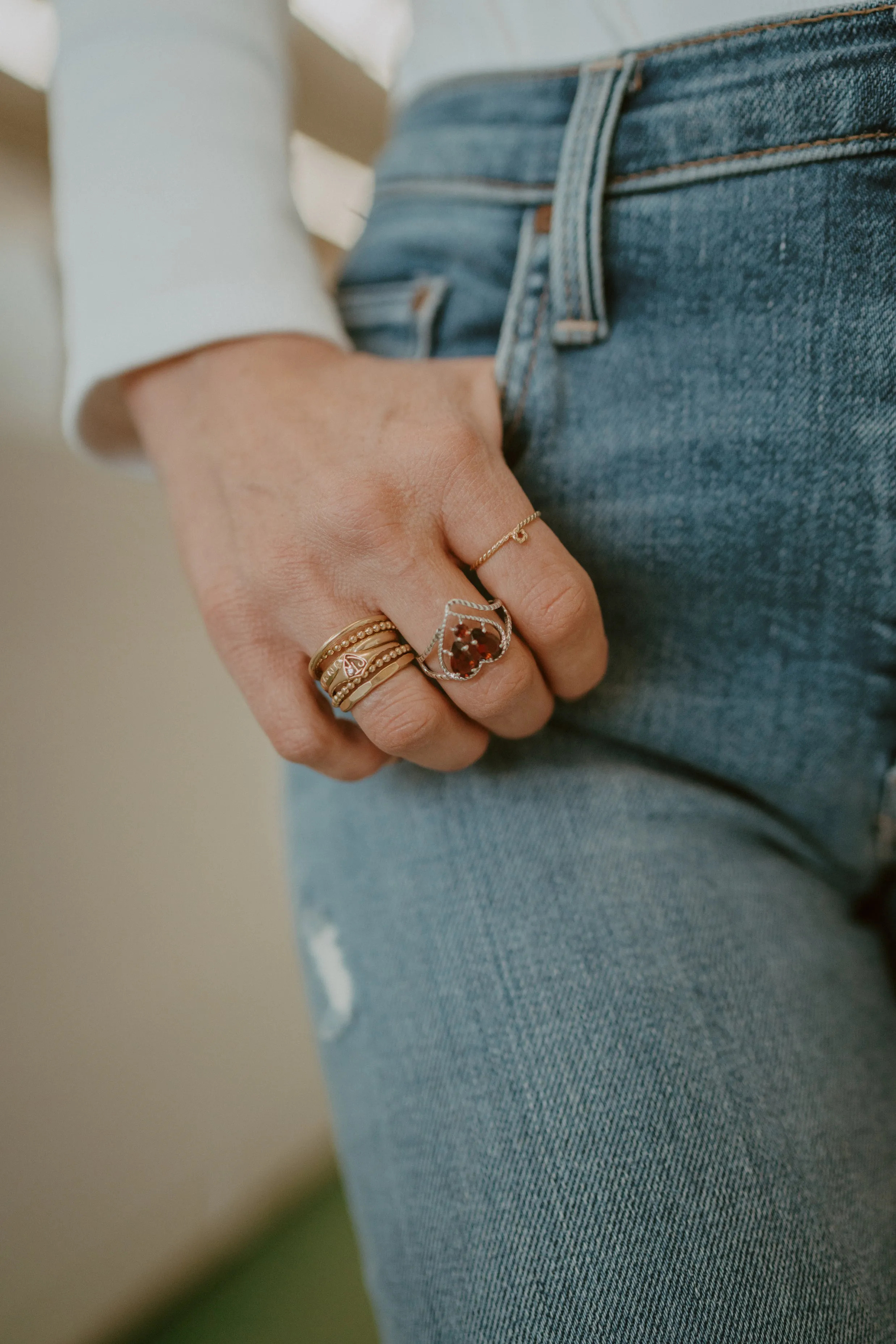 Queen of Hearts Ring - FINAL SALE sold by Goldie Lew product image thumbnail 4