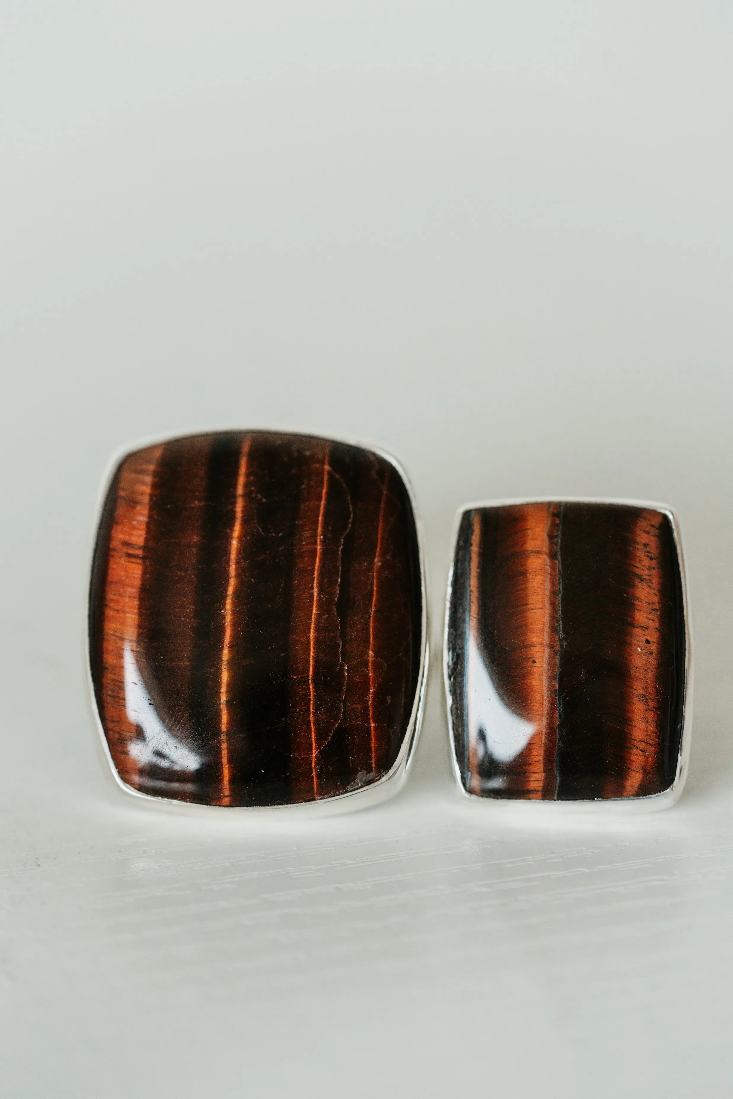 Silvia Ring | Red Tiger's Eye sold by Goldie Lew product image thumbnail 5