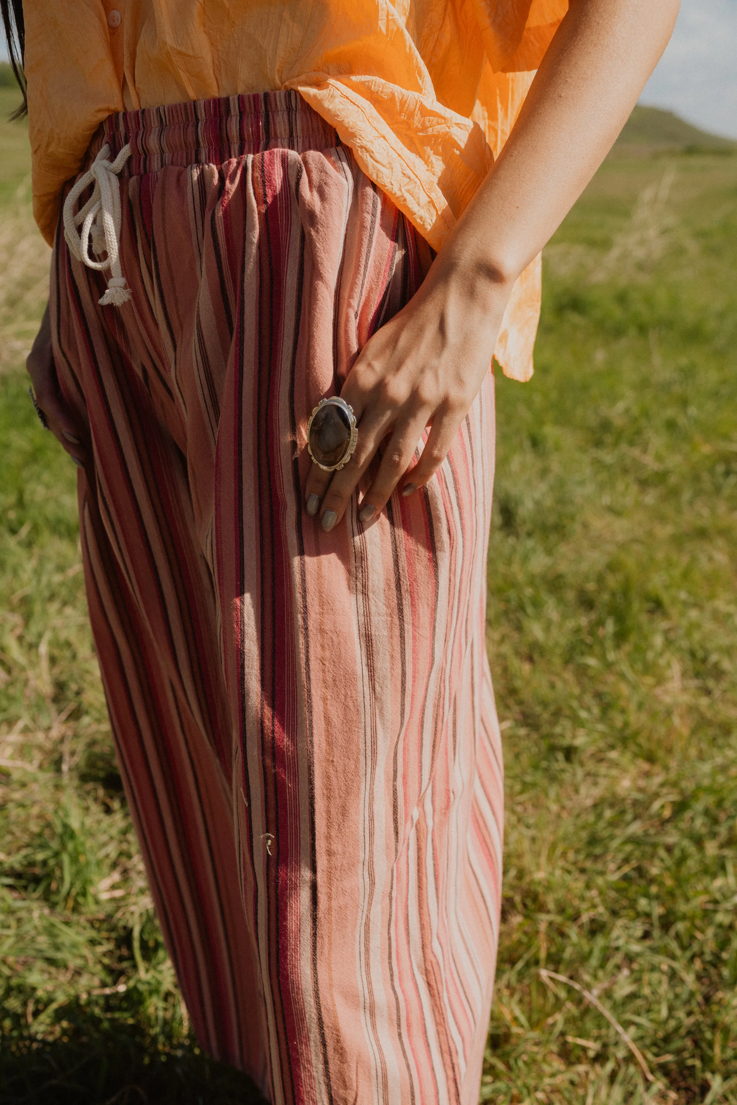 Xenia Ring | Montana Agate sold by Goldie Lew product image thumbnail 2