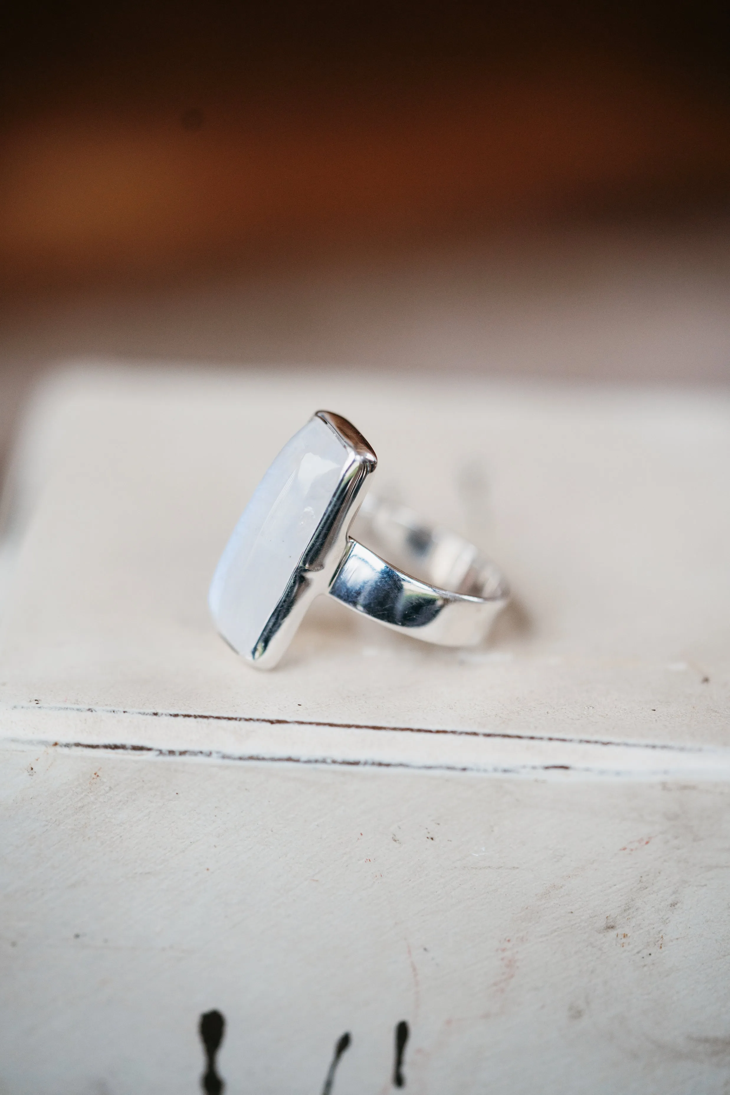 Peta Ring | Moonstone sold by Goldie Lew product image thumbnail 2