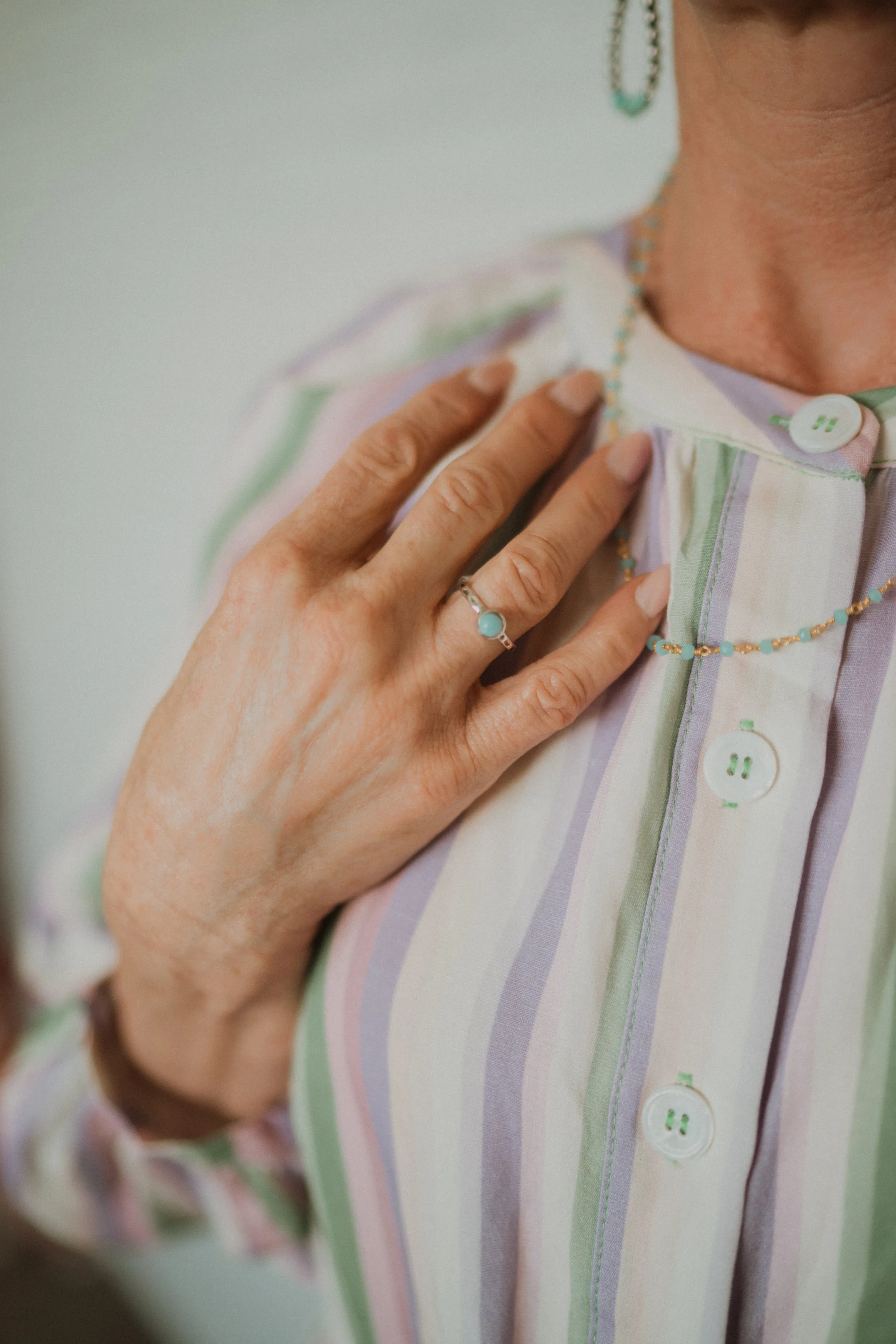 Kathleen Ring | Larimar sold by Goldie Lew product image thumbnail 2