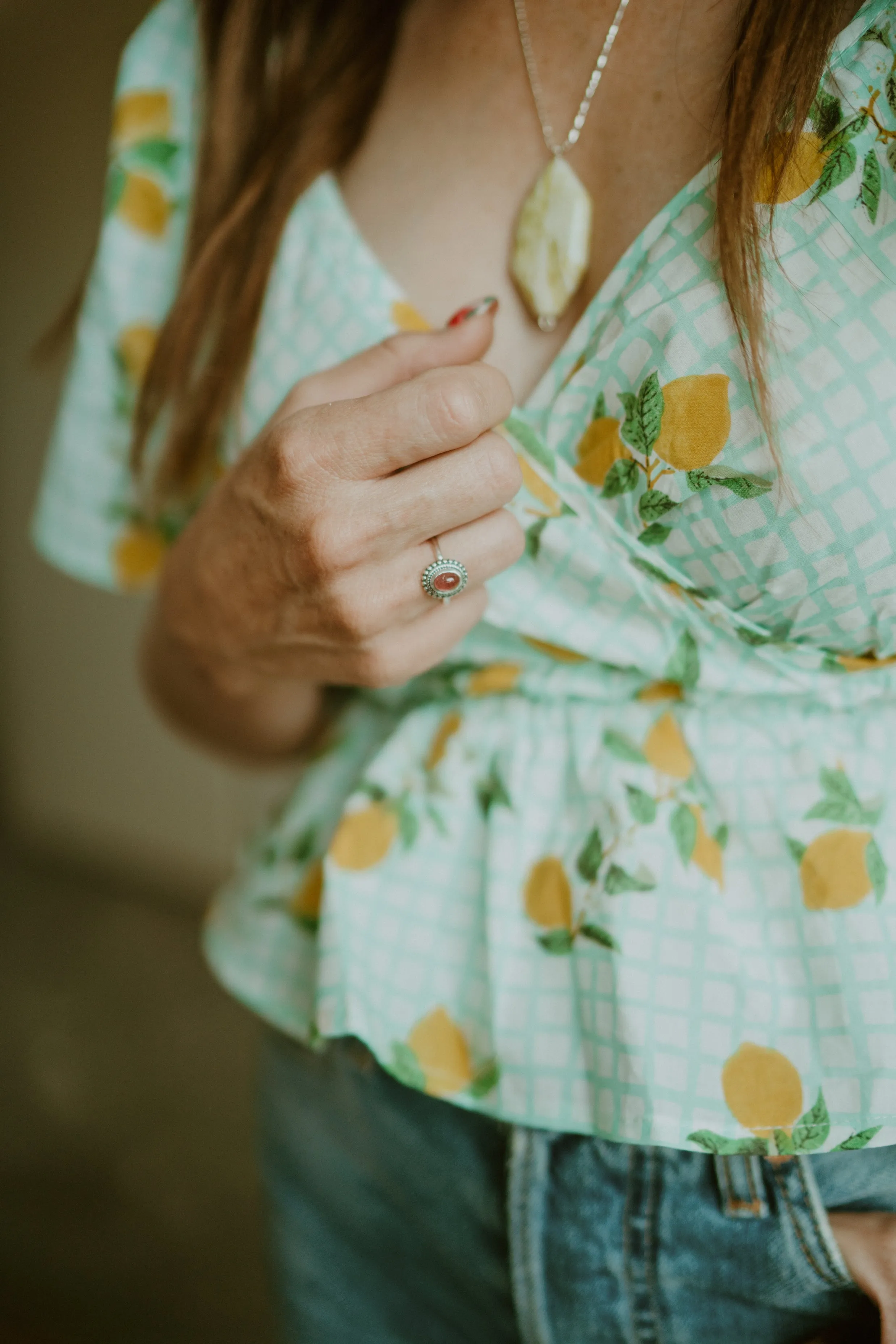 Aurora Ring | Pink Tourmaline sold by Goldie Lew product image thumbnail 2