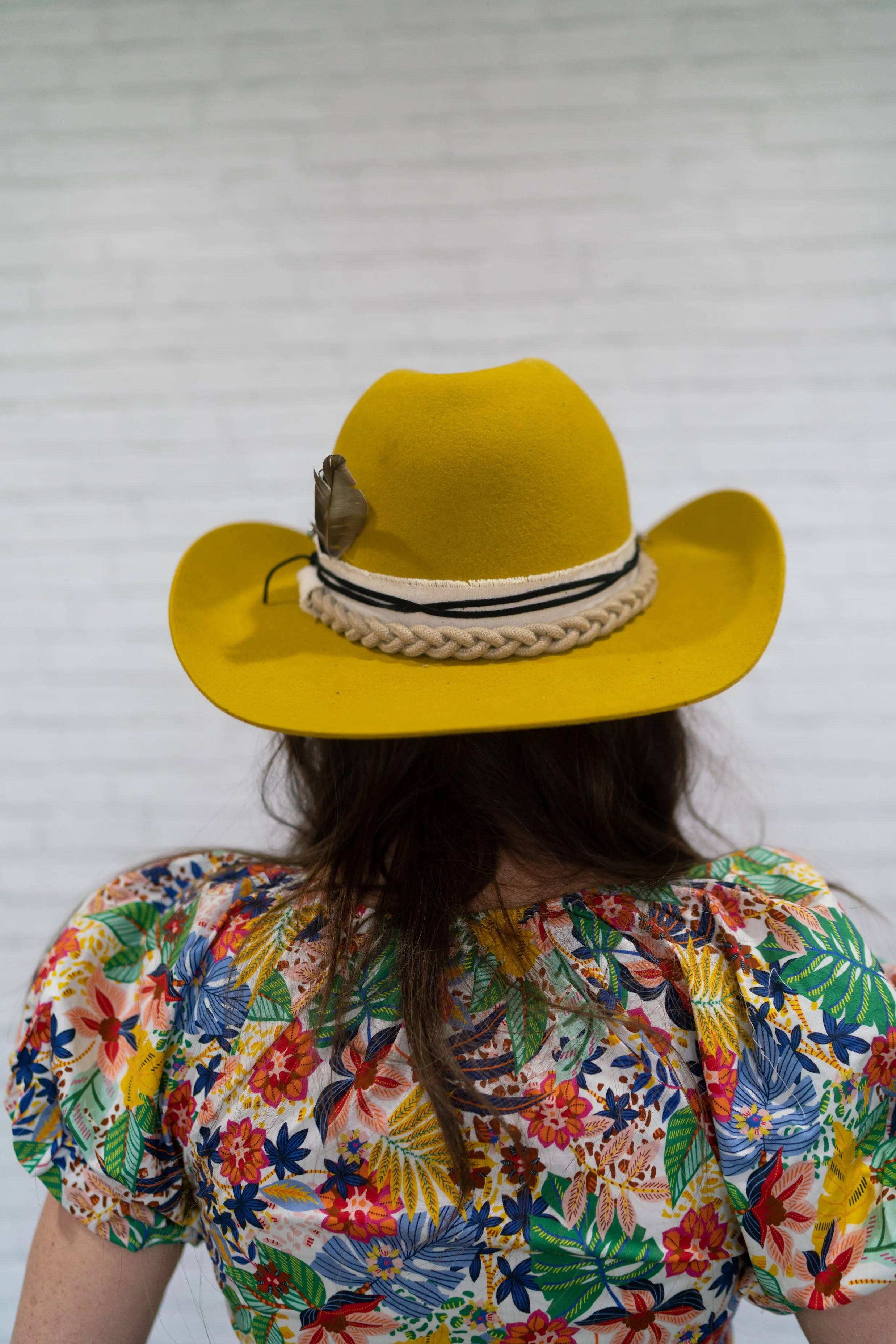 Mustard Hat | Buffalo Charm sold by Goldie Lew product image thumbnail 5