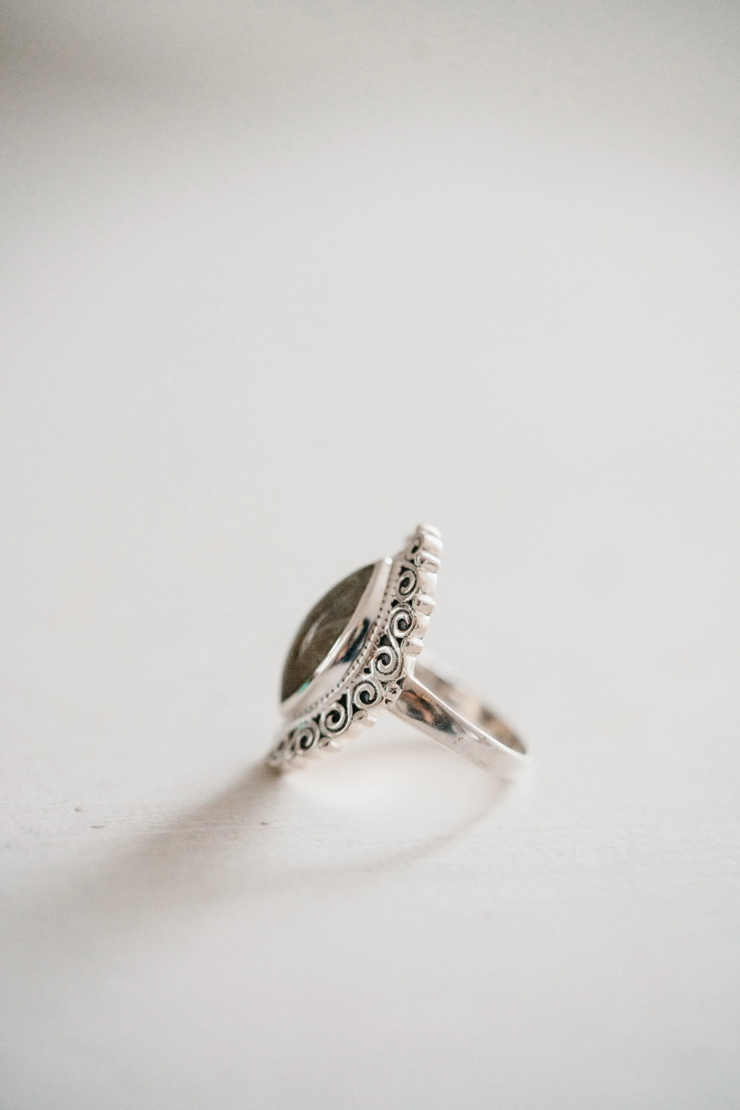 Chicago Ring | Labradorite sold by Goldie Lew product image thumbnail 2