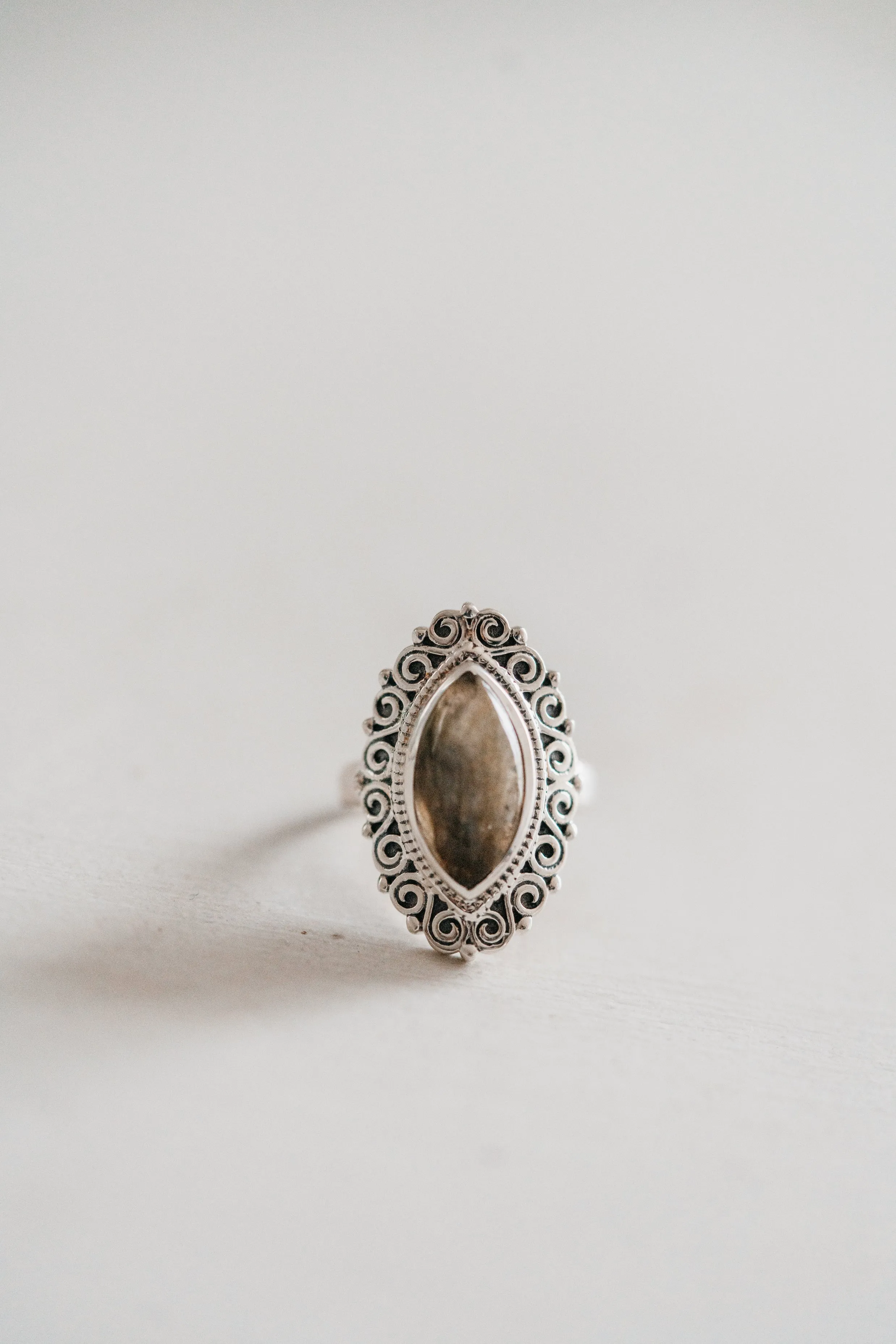 Chicago Ring | Labradorite sold by Goldie Lew