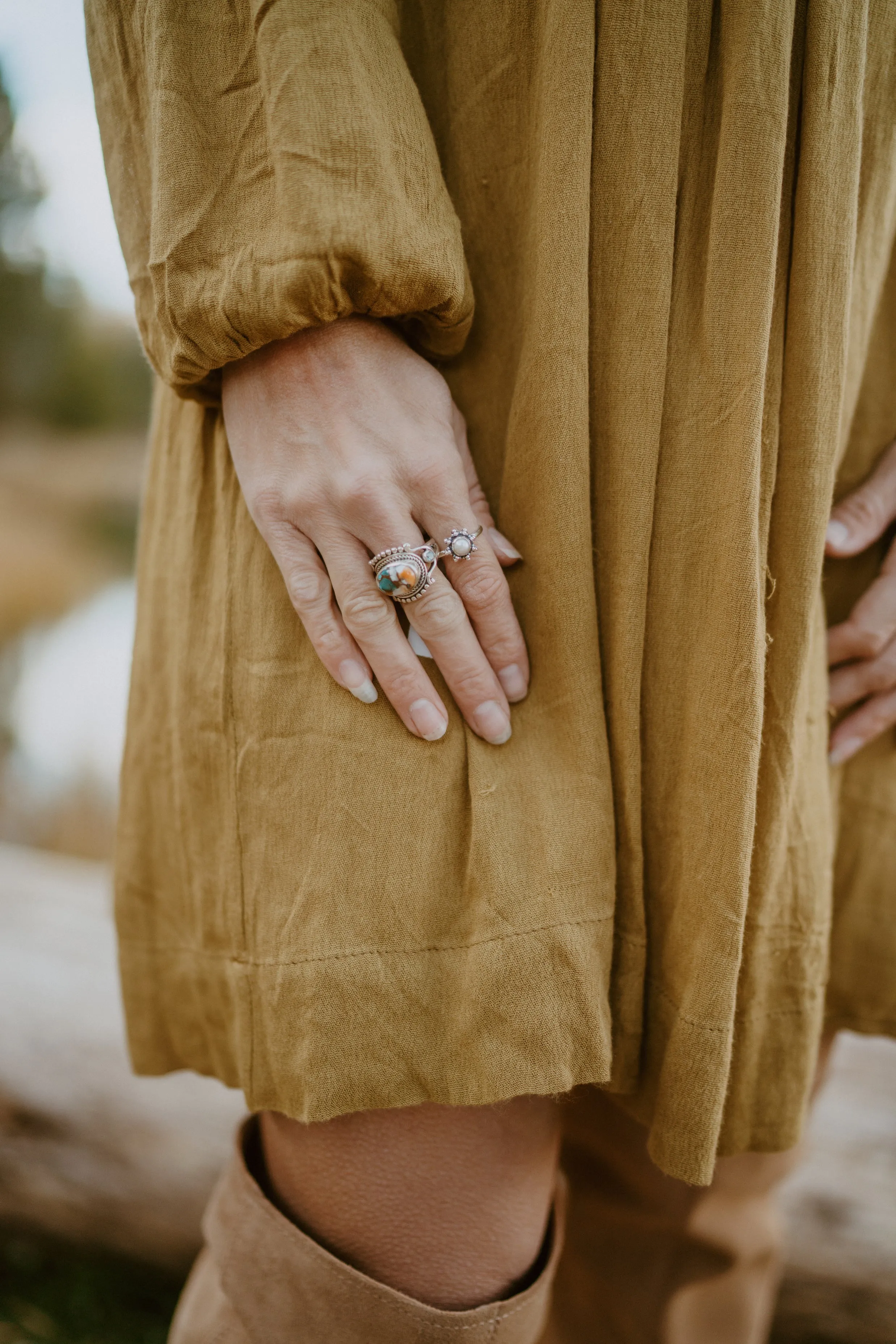 Sheila Ring | Fresh Water Pearl sold by Goldie Lew product image thumbnail 3