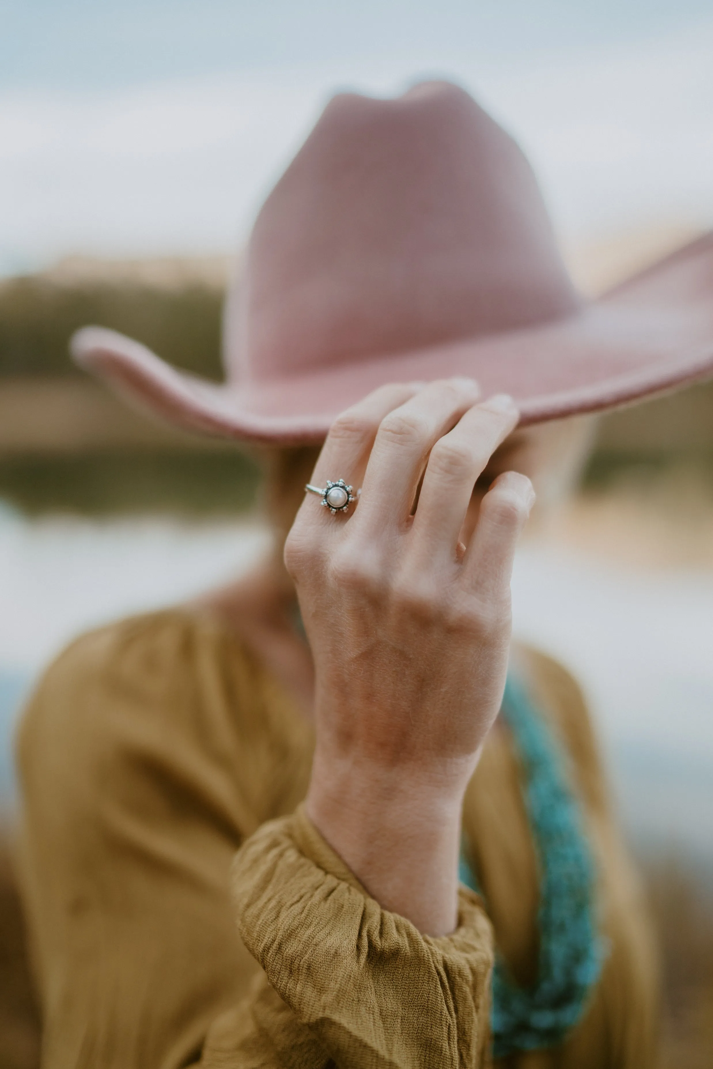 Sheila Ring | Fresh Water Pearl sold by Goldie Lew product image thumbnail 4